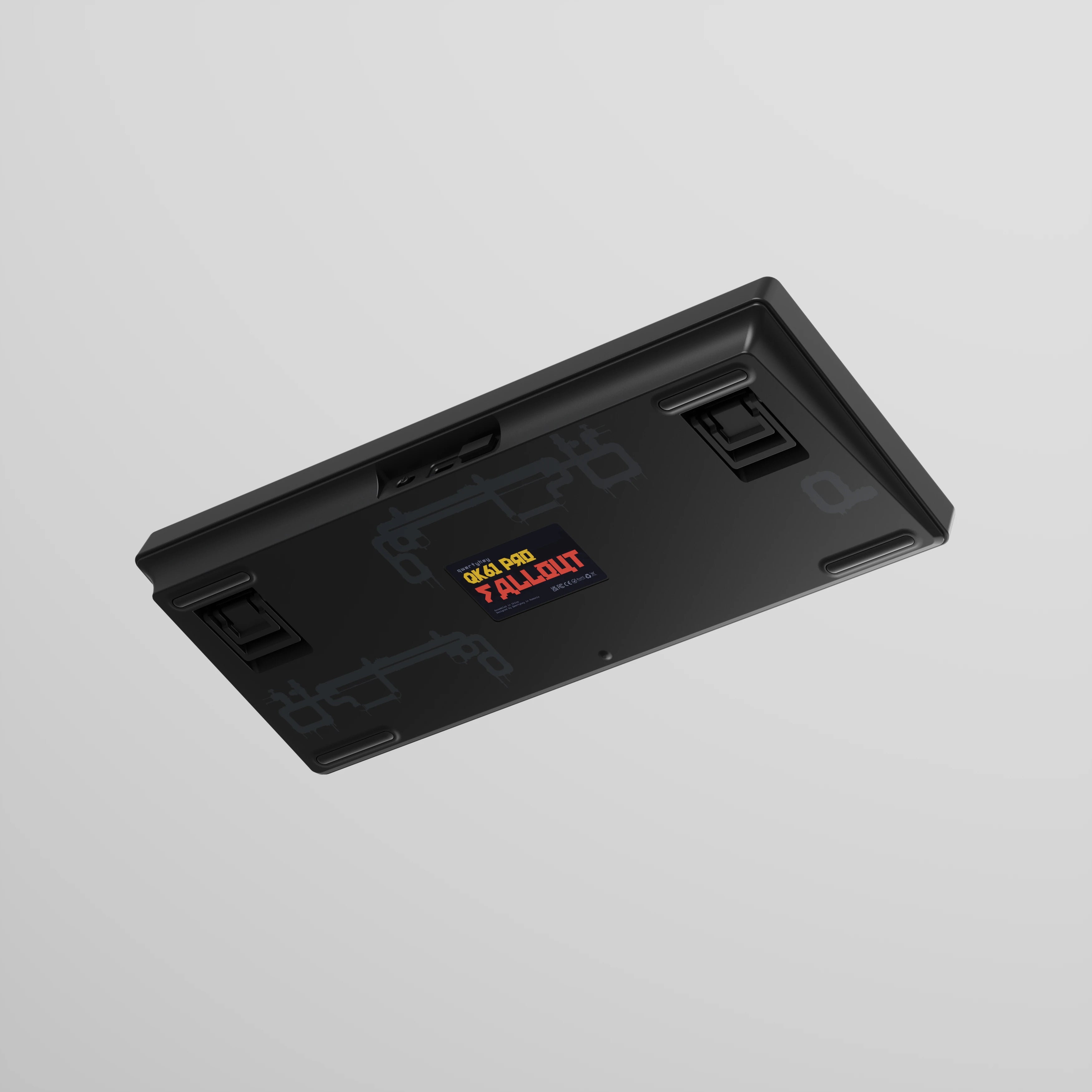 QwertyKey61 PRO Fallout Bluetooth Bezprzewodowa Hotswap RGB VIA Klawiatura Mechaniczna Gaming