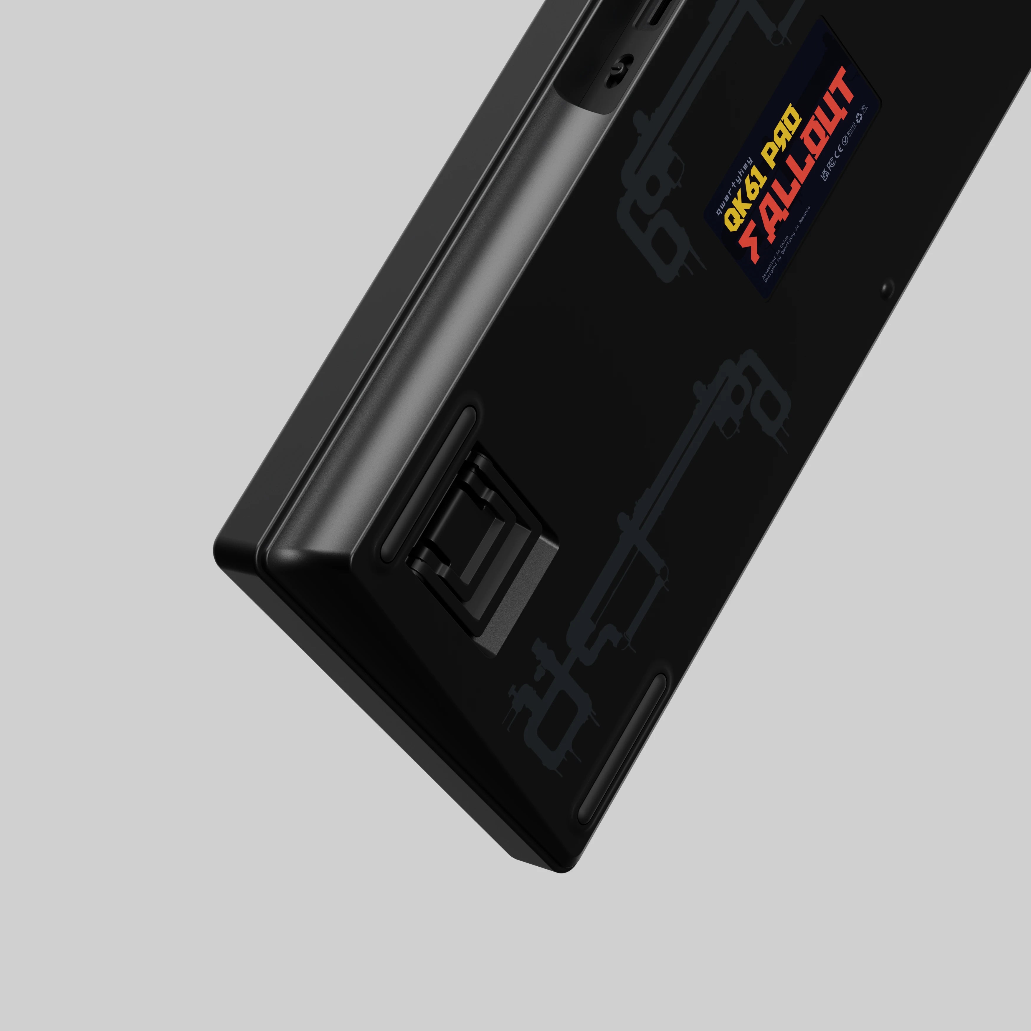 QwertyKey61 PRO Fallout Bluetooth Bezprzewodowa Hotswap RGB VIA Klawiatura Mechaniczna Gaming