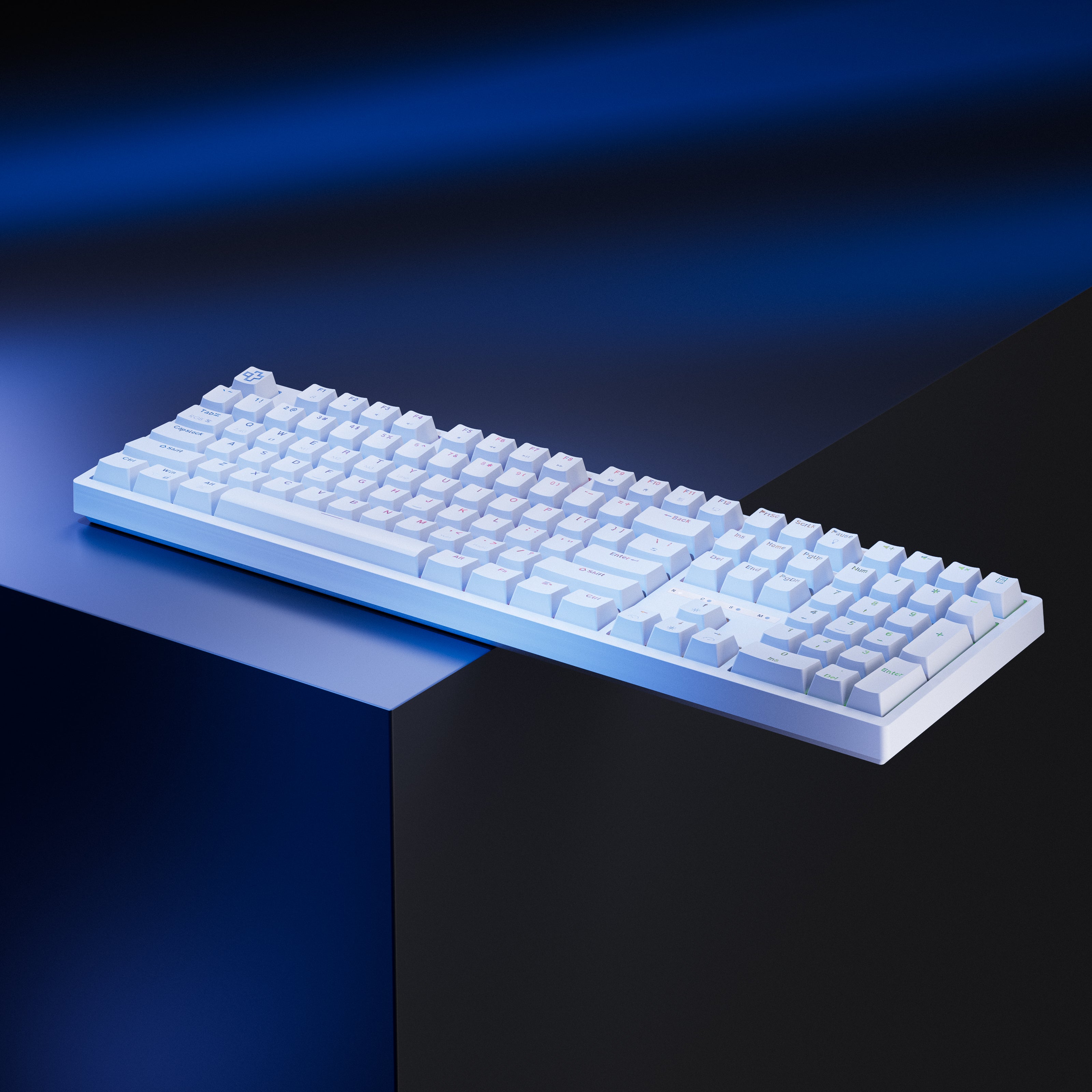 QwertyKey H100 Alba Bluetooth Wireless Hotswap RGB Tastatura Mecanica Gaming