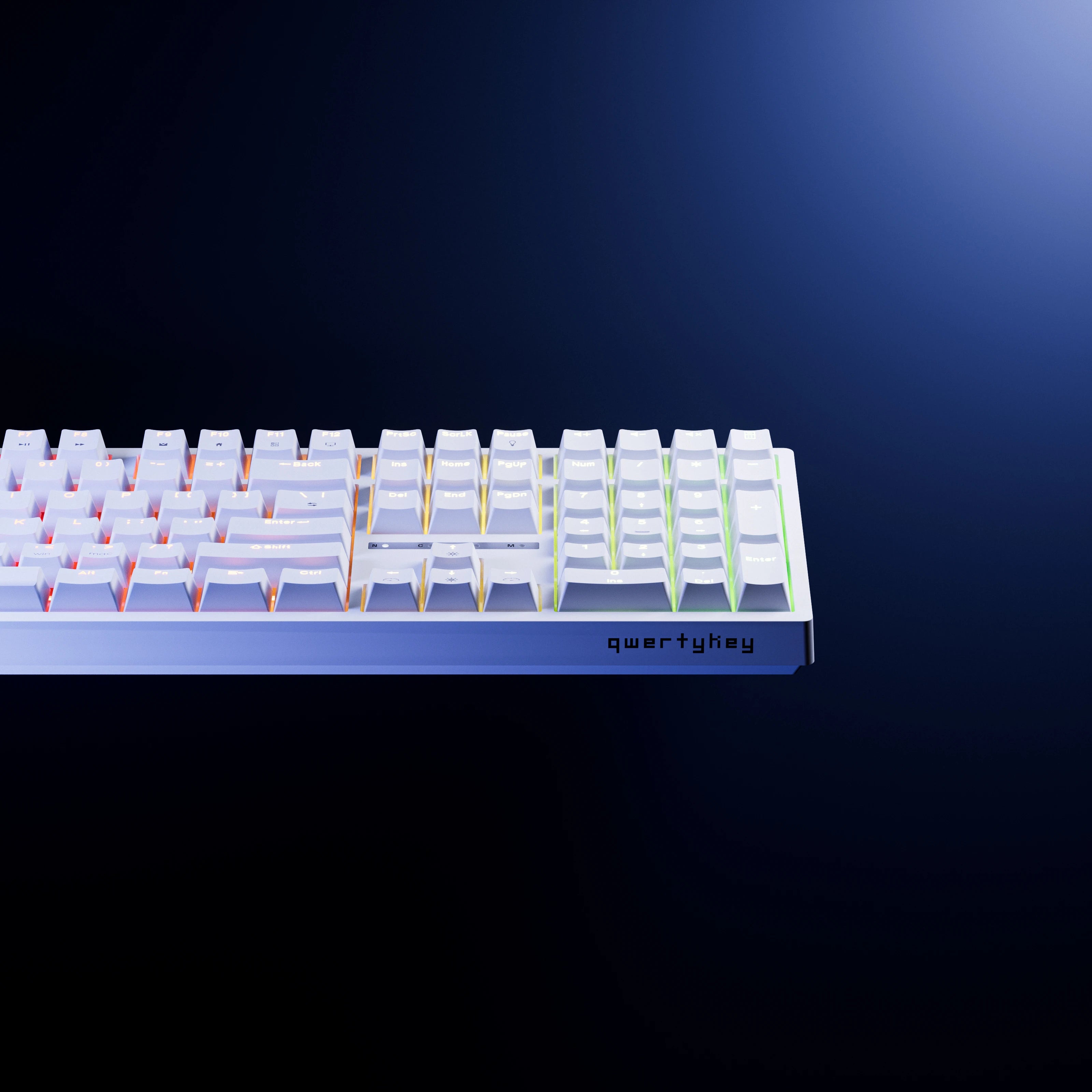 QwertyKey H100 Alba Bluetooth Wireless Hotswap RGB Tastatura Mecanica Gaming