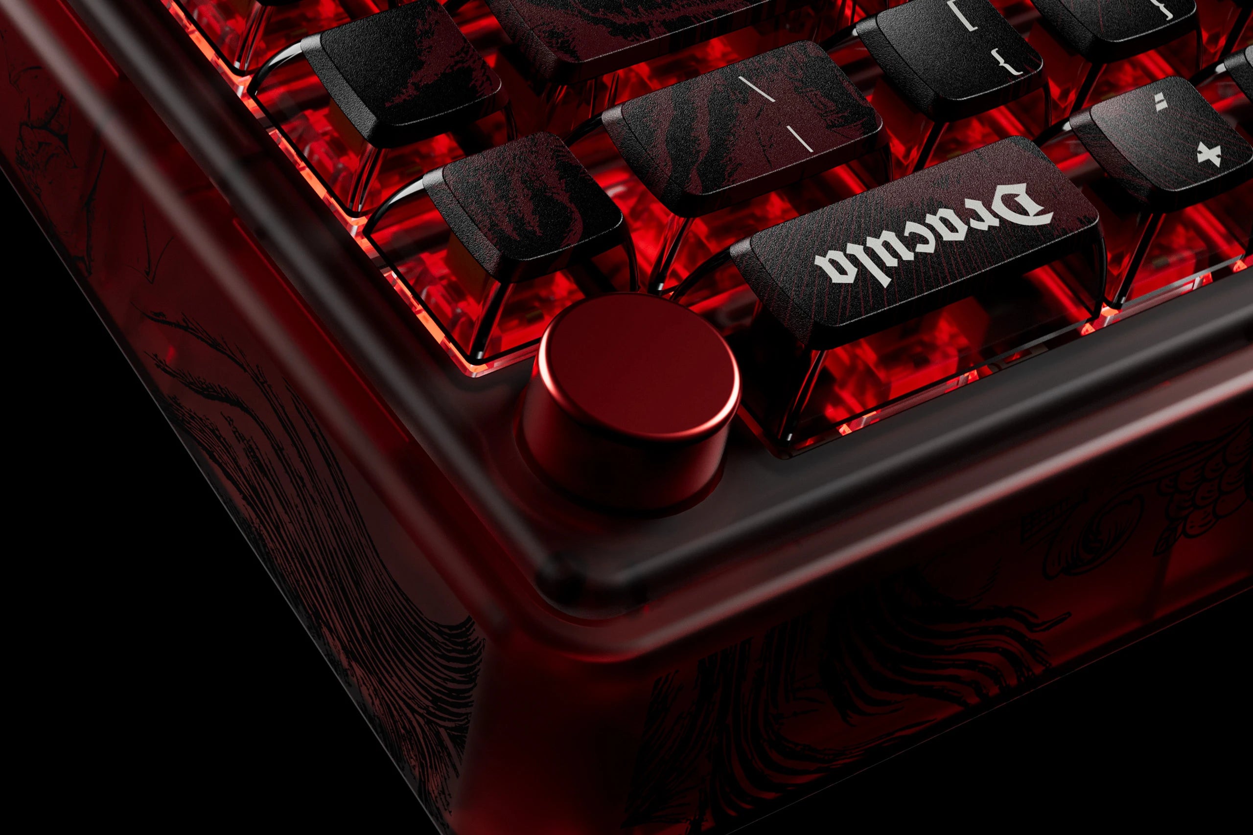 QwertyKey65 Pro Dracula Bluetooth Wireless VIA Hotswap RGB Tastatura Mecanica Gaming