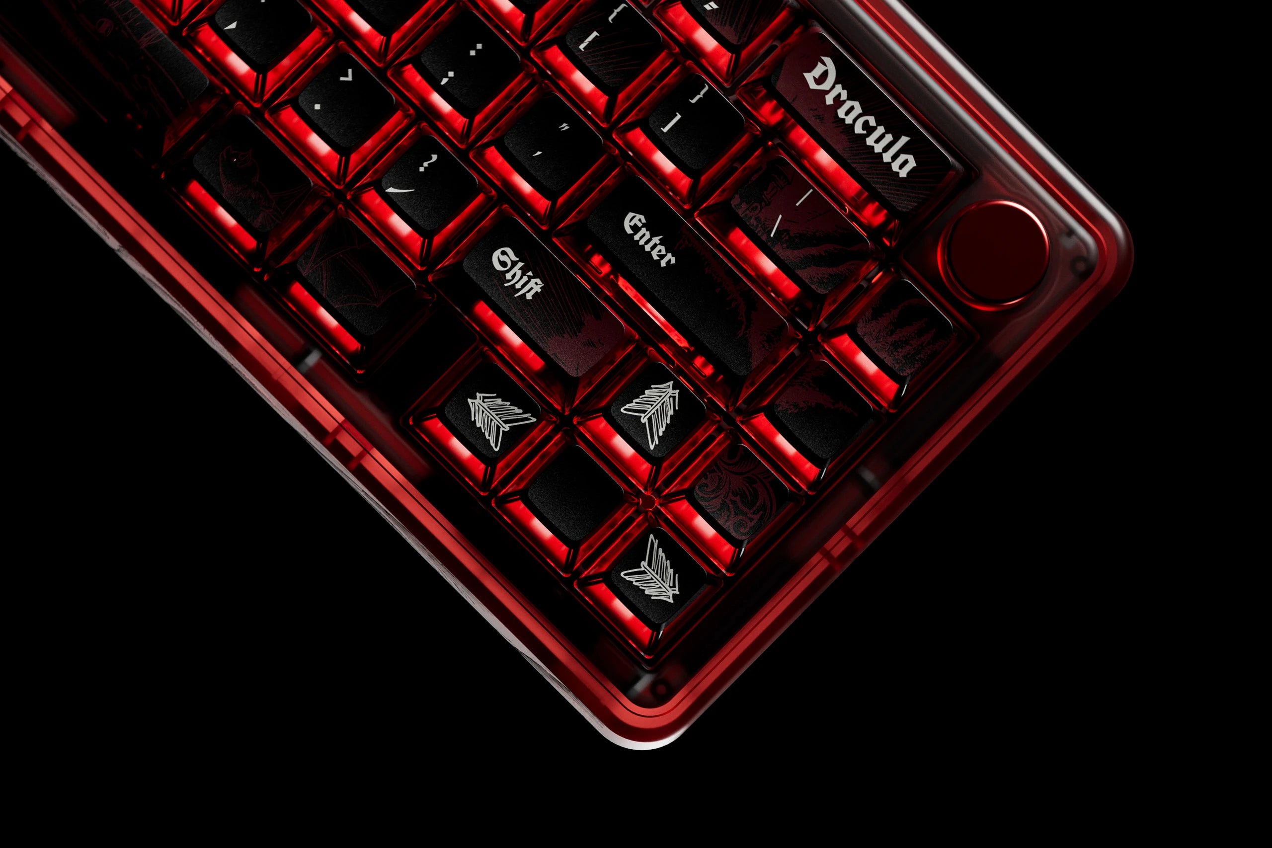 QwertyKey65 Pro Dracula Bluetooth Wireless VIA Hotswap RGB Tastatura Mecanica Gaming