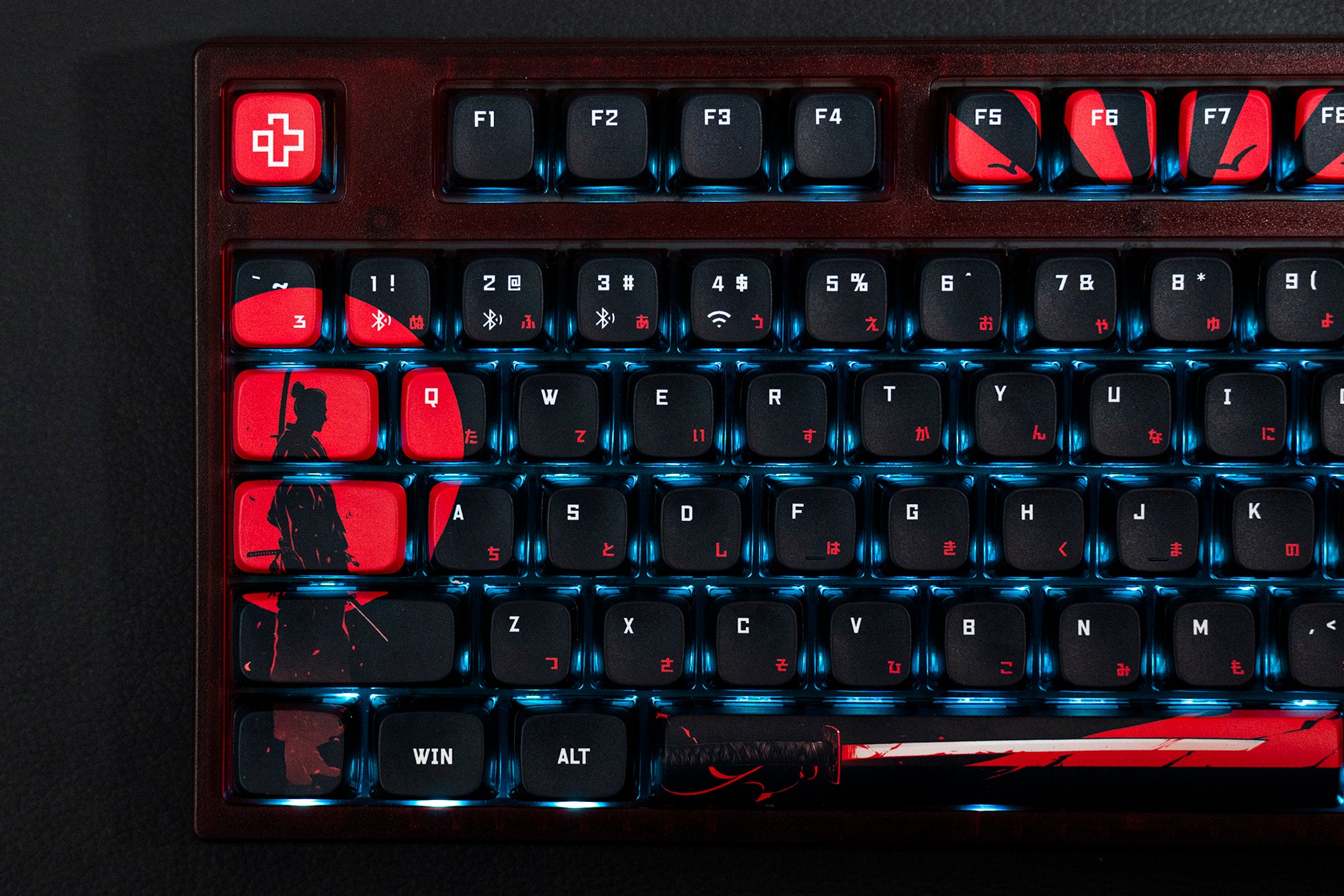 QwertyKey75 Samurai Bluetooth Wireless Hotswap RGB VIA/QMK Gasket Mounted Tastatura Mecanica Gaming