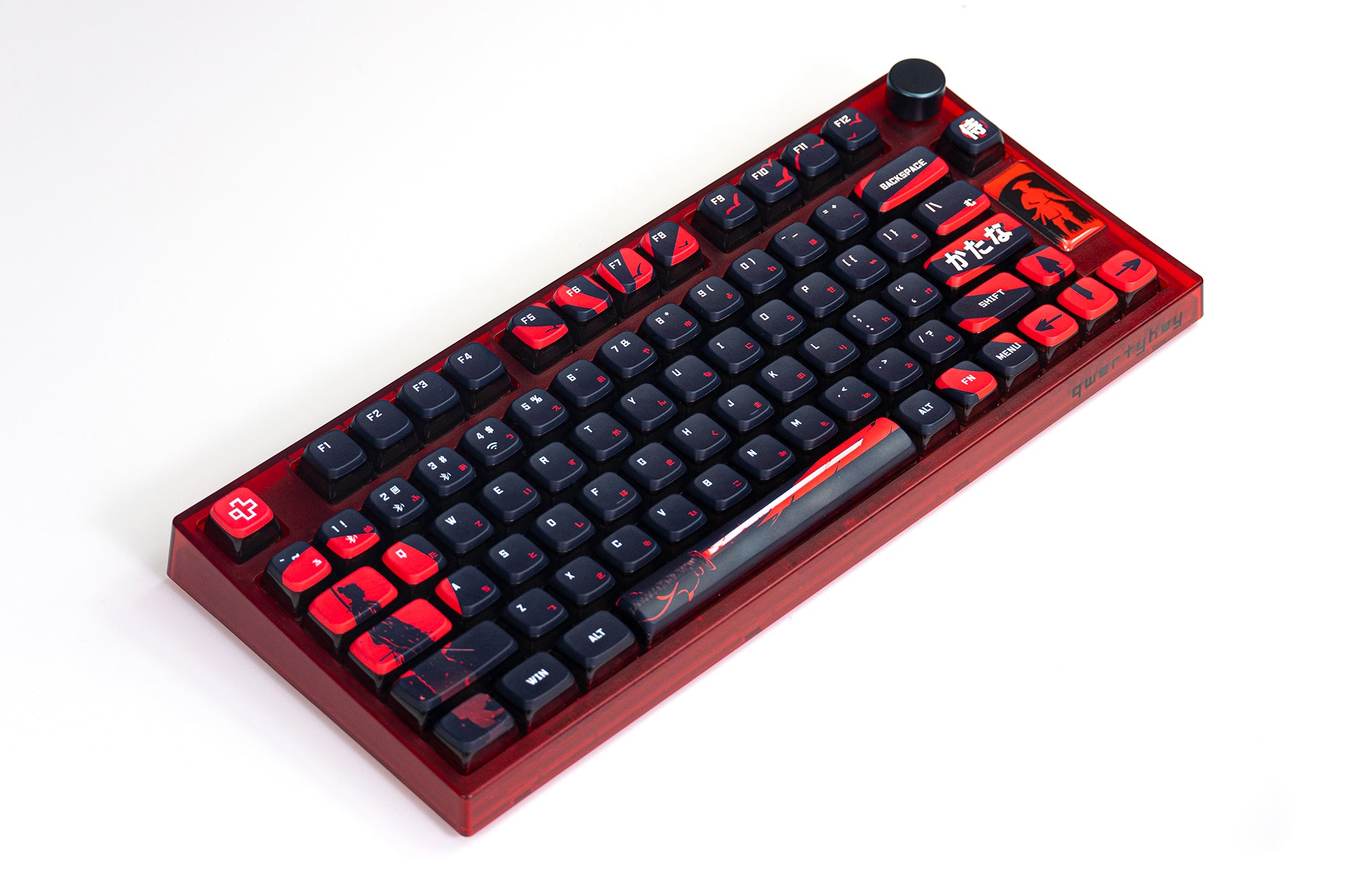 QwertyKey75 Samurai Bluetooth Wireless Hotswap RGB VIA/QMK Gasket Mounted Tastatura Mecanica Gaming
