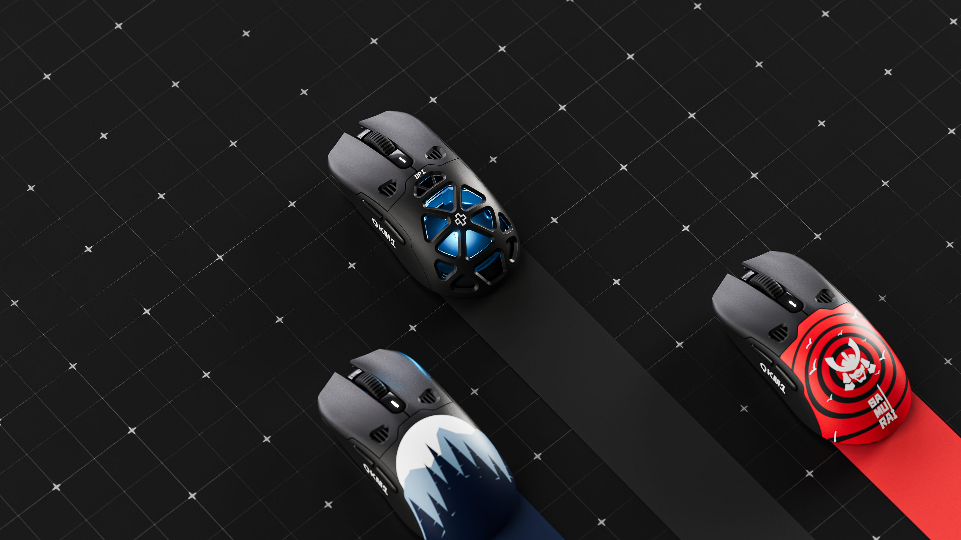 Mouse QwertyKey QKM1 Wireless Bluetooth Charging Dock Negru