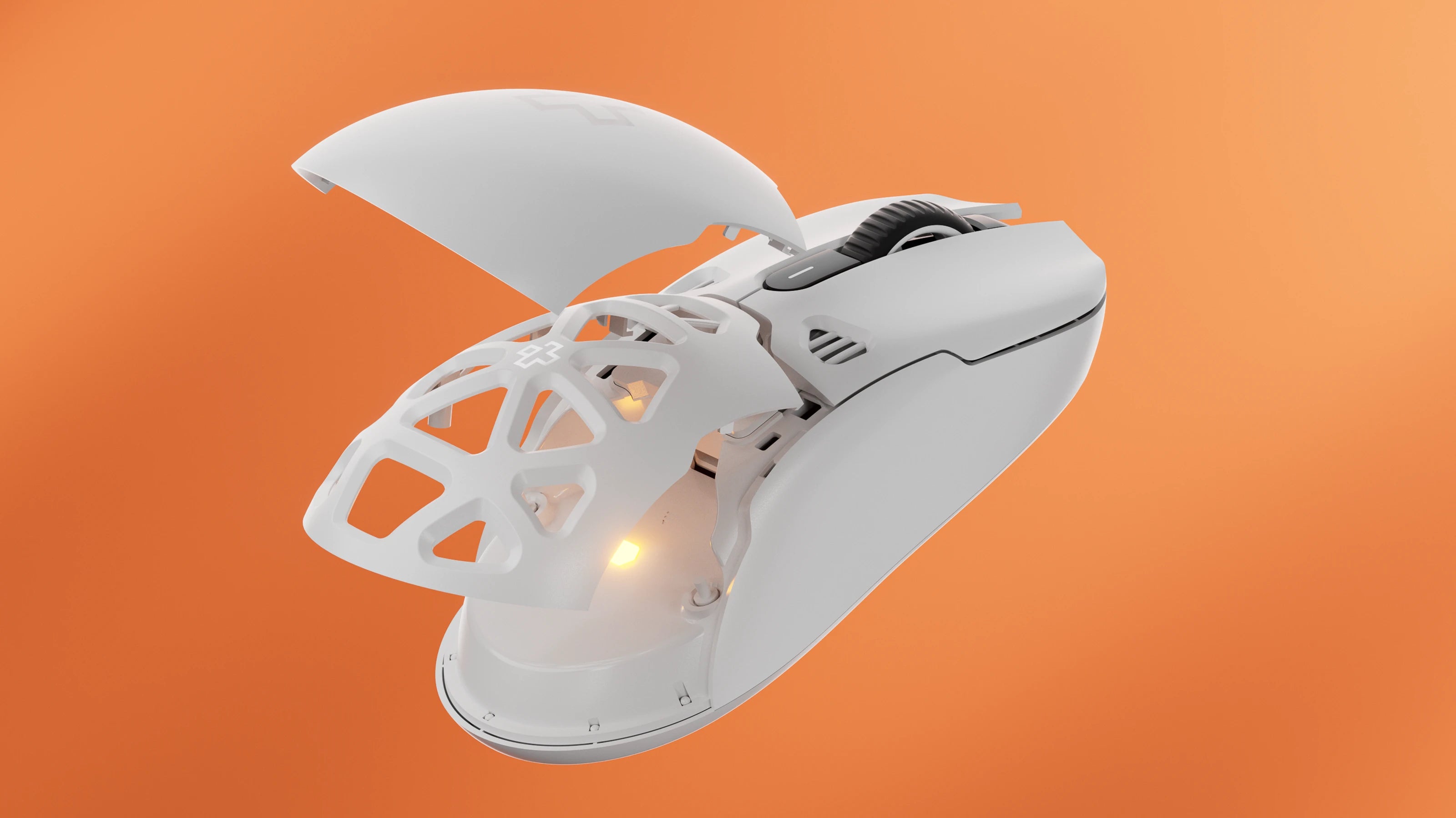 Mouse QwertyKey QKM1 Alb Wireless Bluetooth Charging Dock