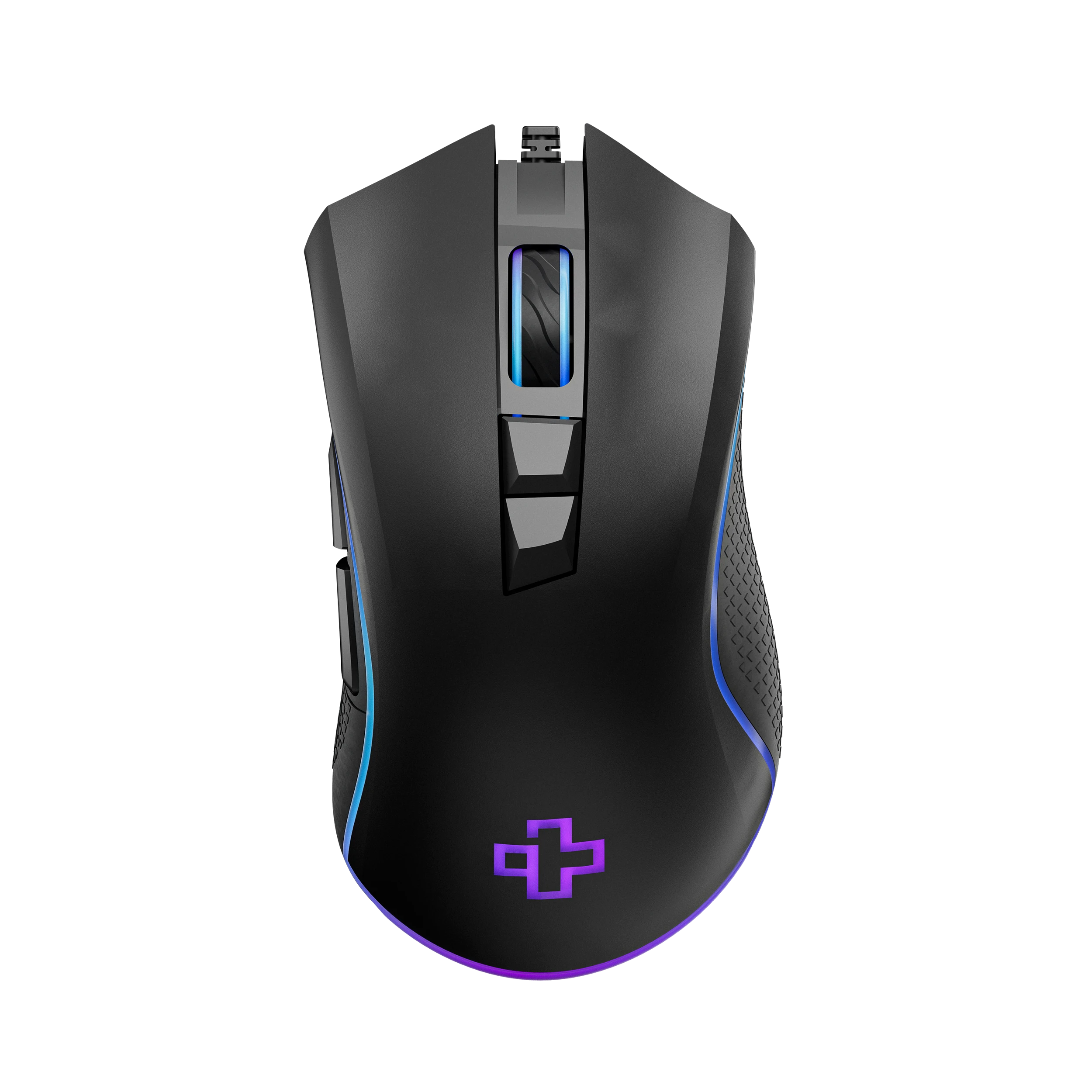Mouse Gaming QwertyKey Forge Negru, RGB, 12.000 DPI, Software