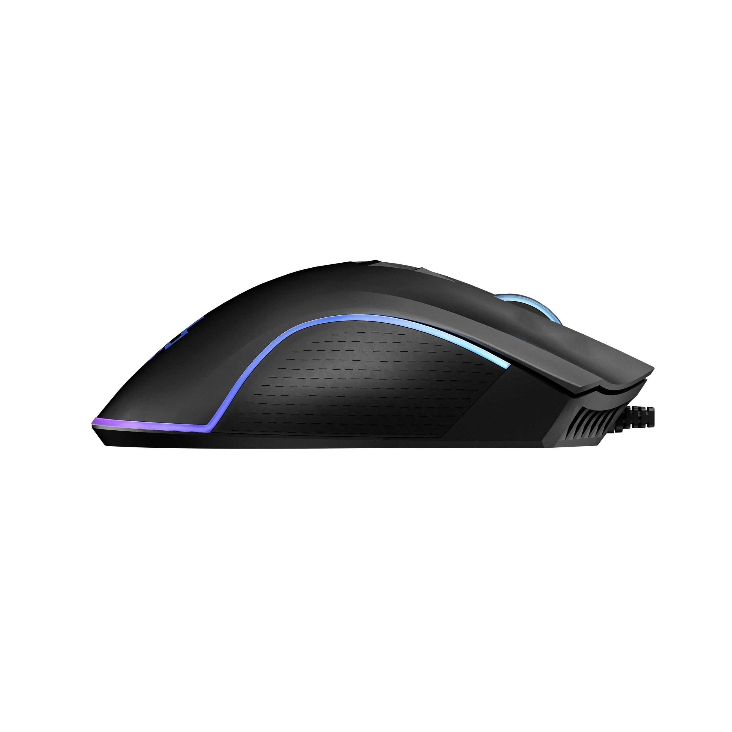 Mouse Gaming QwertyKey Forge Negru, RGB, 12.000 DPI, Software