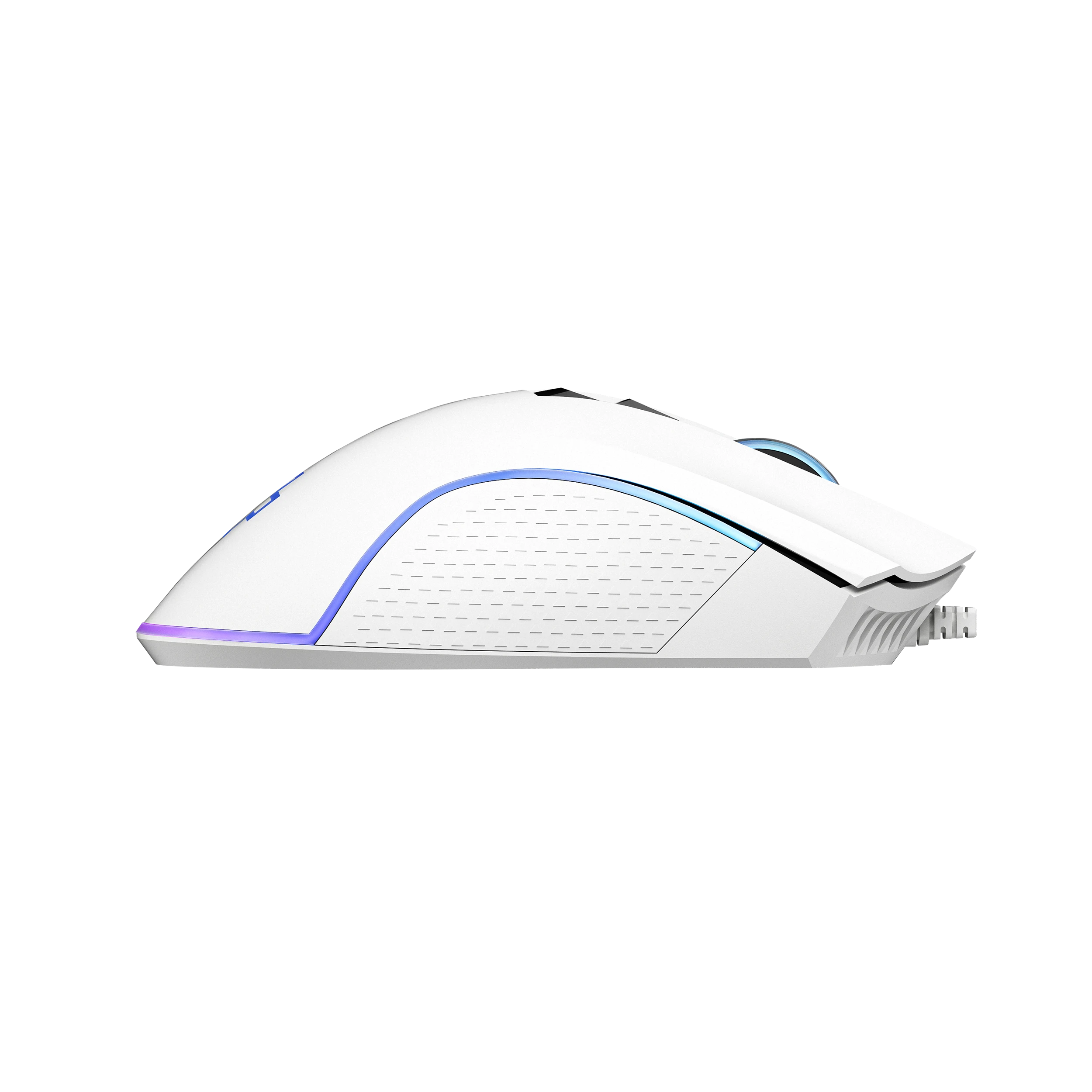 Mouse Gaming QwertyKey Forge Alb, RGB, 12.000 DPI, Software