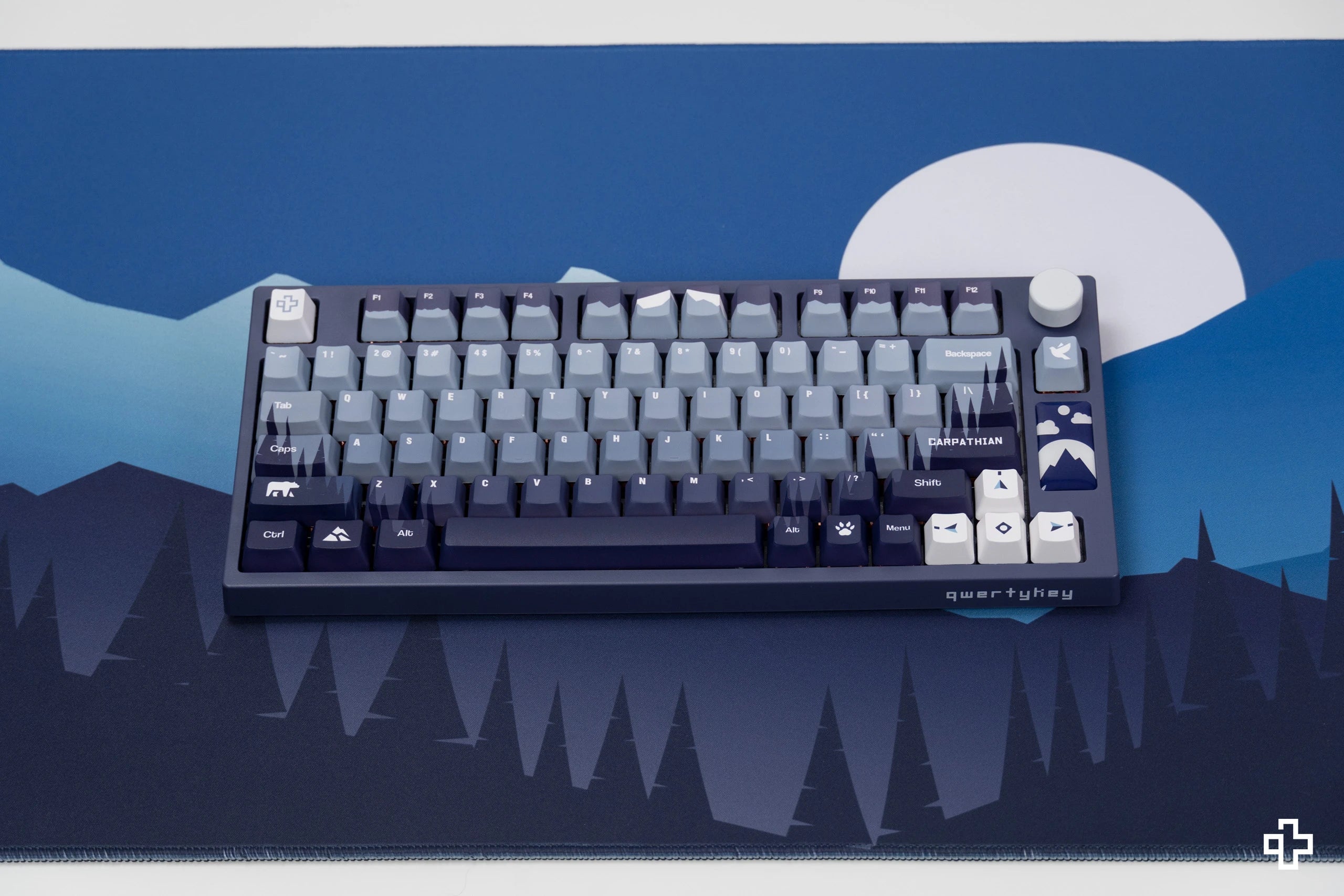 Deskmat Mousepad QwertyKey Carpathian 4mm margini cusute