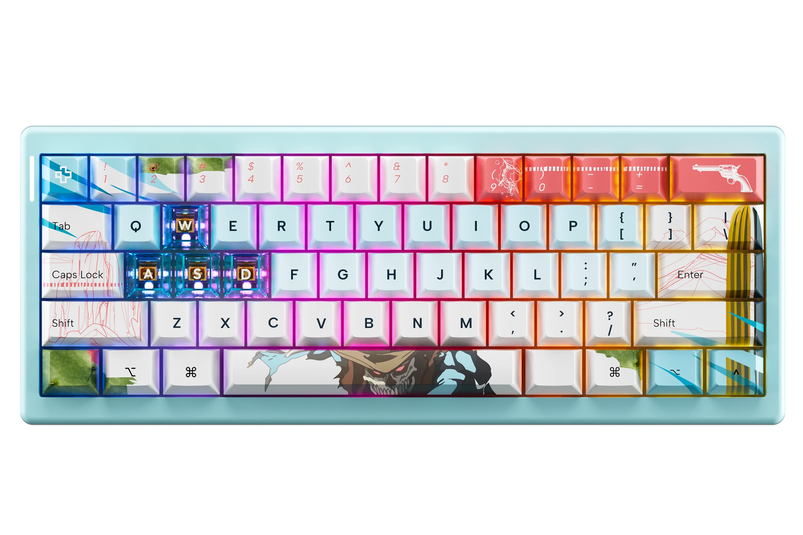 QwertyKey61 PRO Zachodnia Bezprzewodowa Bluetooth Hotswap RGB VIA Mechaniczna Klawiatura Gamingowa