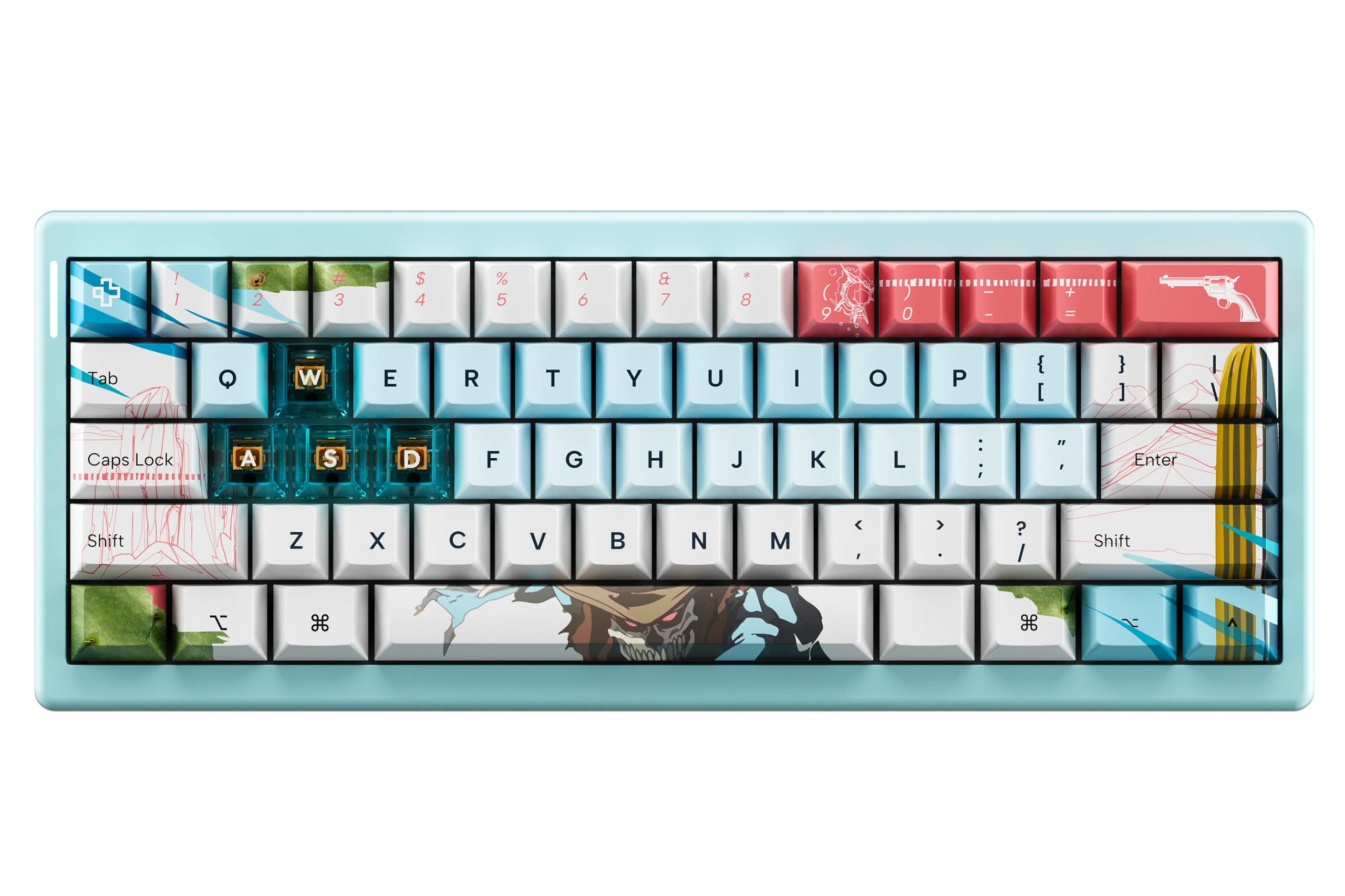 QwertyKey61 PRO Zachodnia Bezprzewodowa Bluetooth Hotswap RGB VIA Mechaniczna Klawiatura Gamingowa