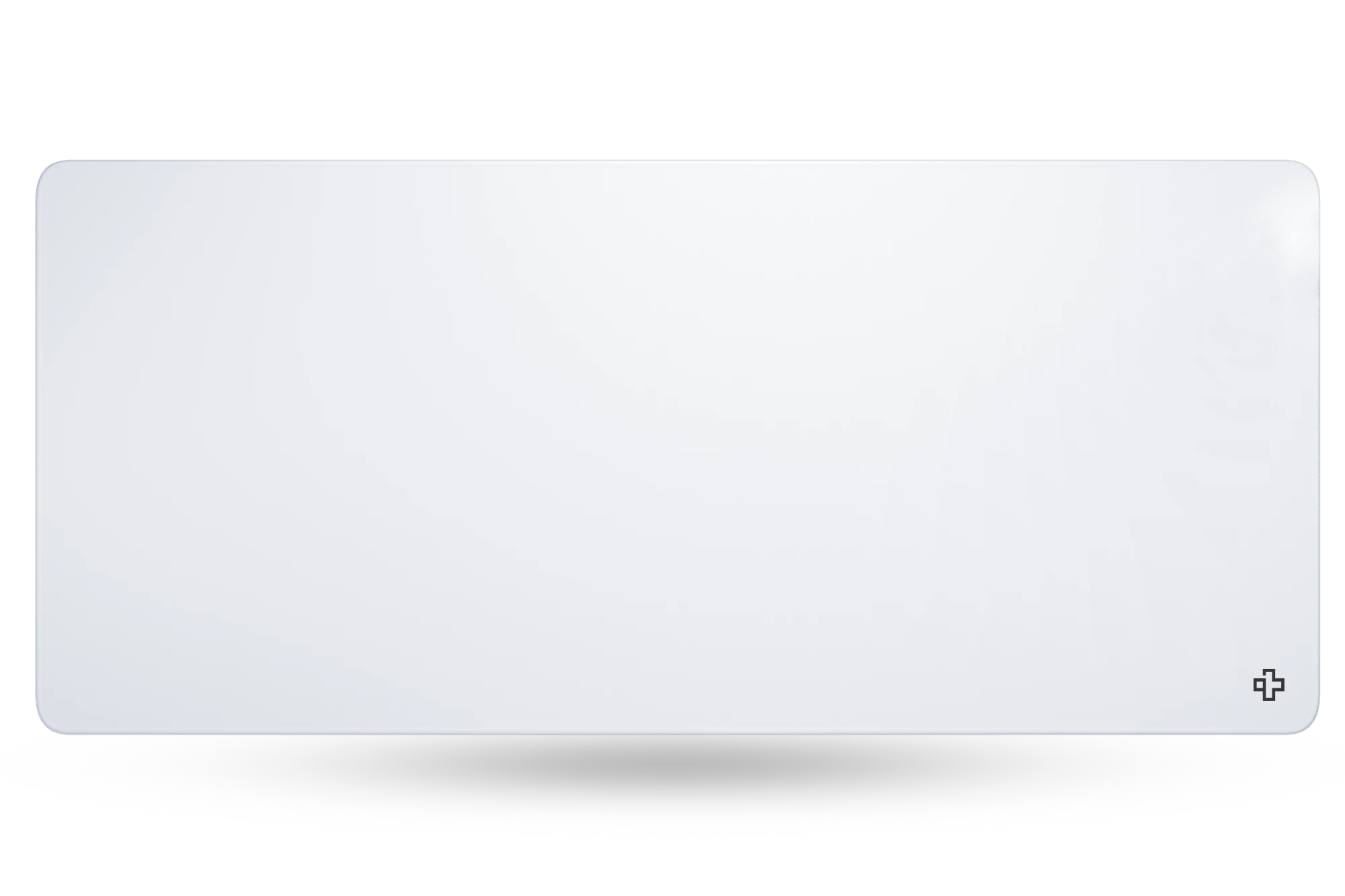 Deskmat Mousepad QwertyKey Alb Clasic Simplu 4mm margini cusute