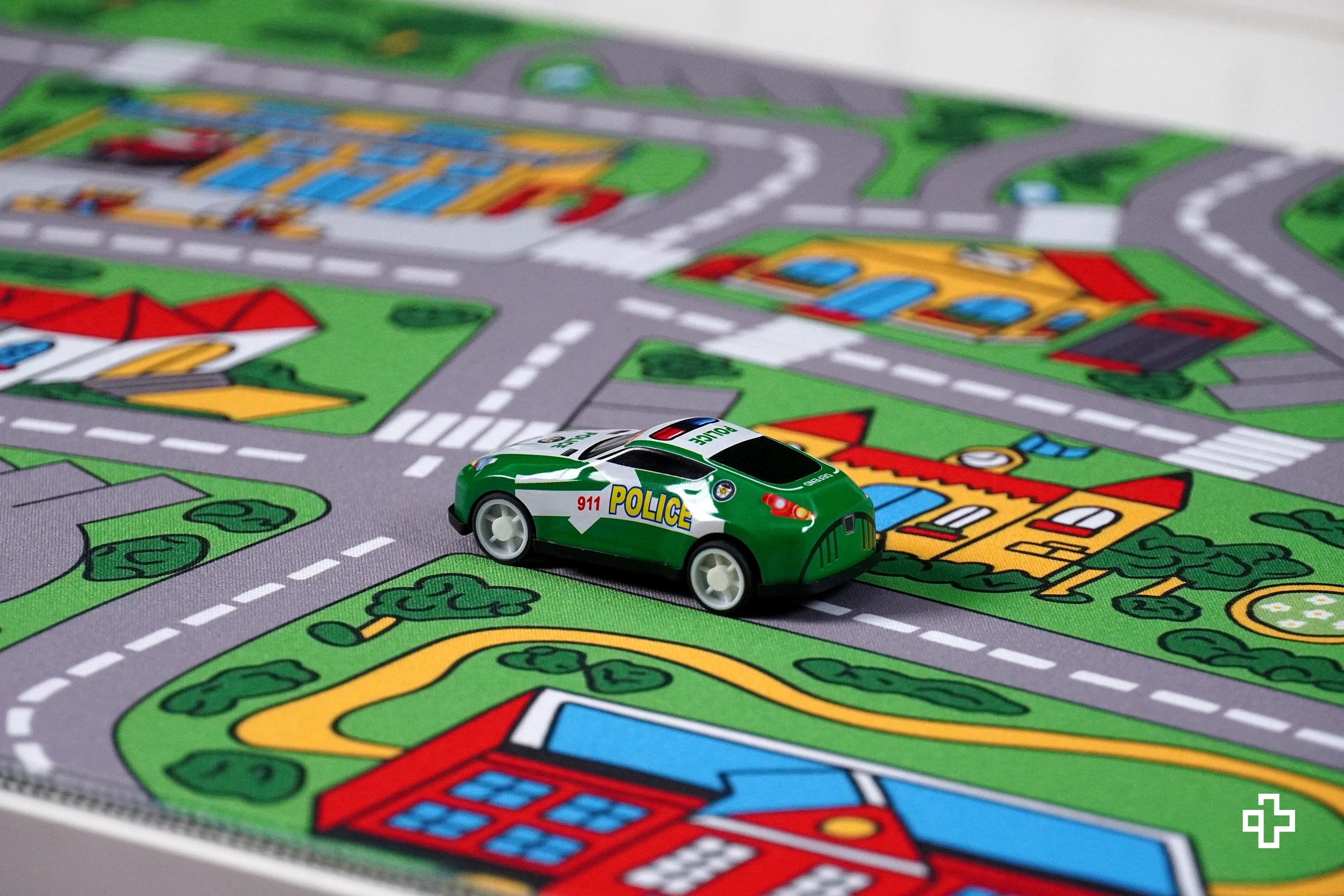 Deskmat Mousepad QwertyKey Nostalgia Zajęte Miasto 4mm marginesy obszyte