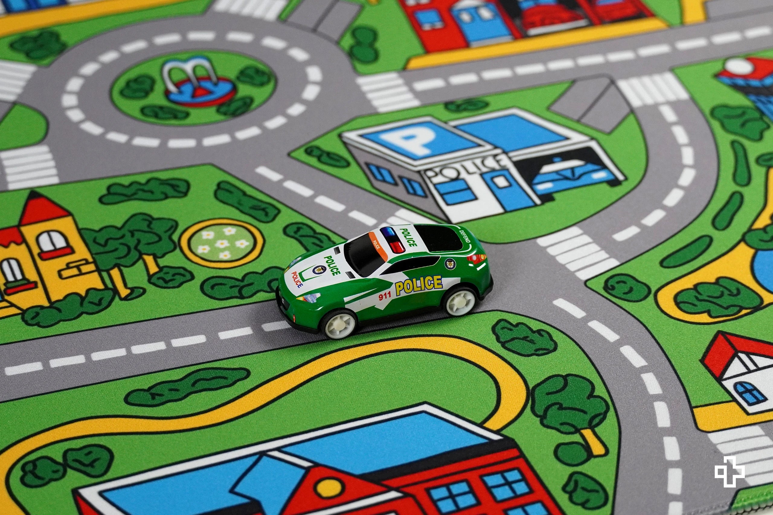 Deskmat Mousepad QwertyKey Nostalgia Zajęte Miasto 4mm marginesy obszyte