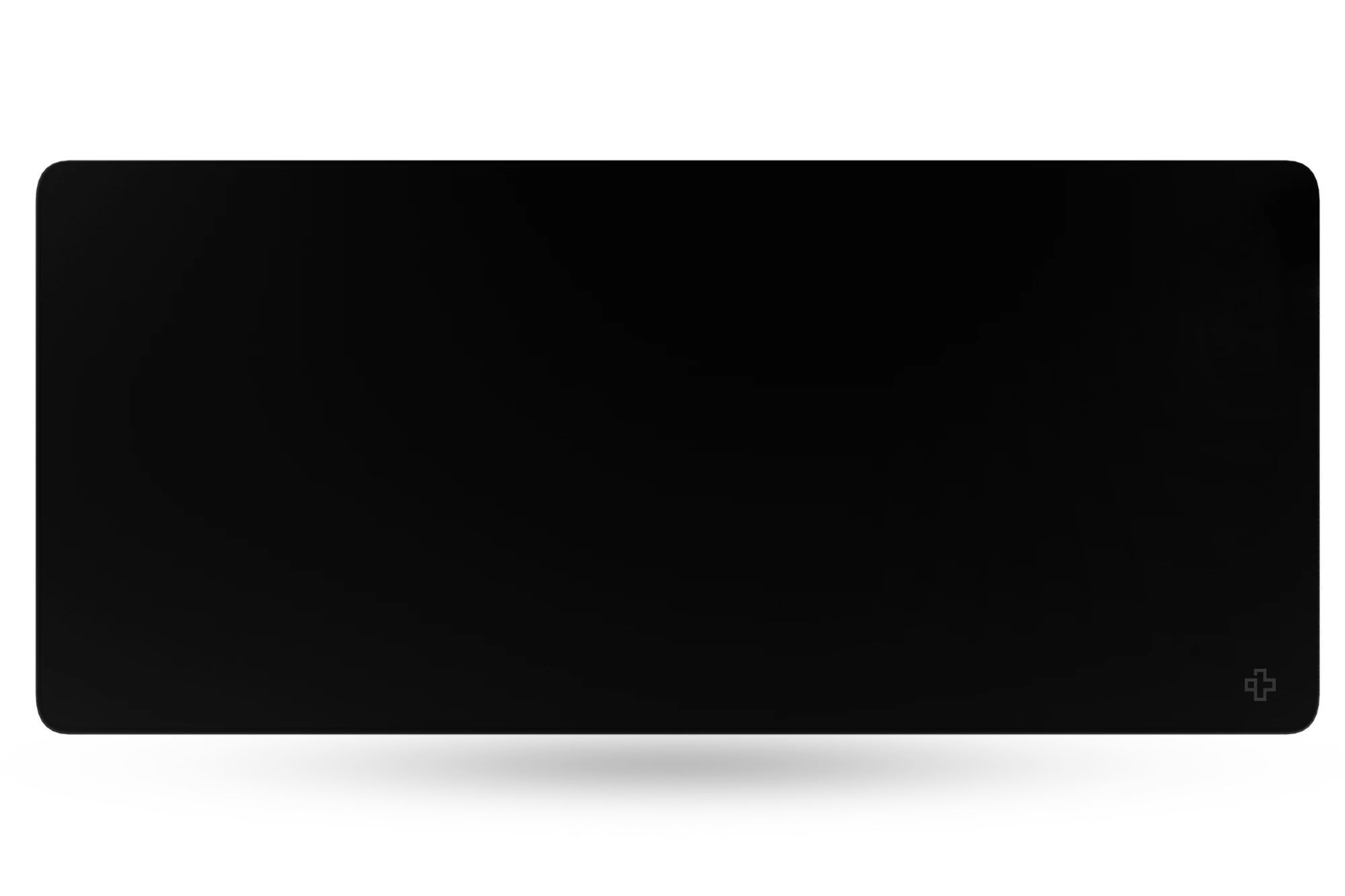 Deskmat Podkładka pod mysz QwertyKey Czarny Klasyczny Prosty 4mm brzegi obszyte