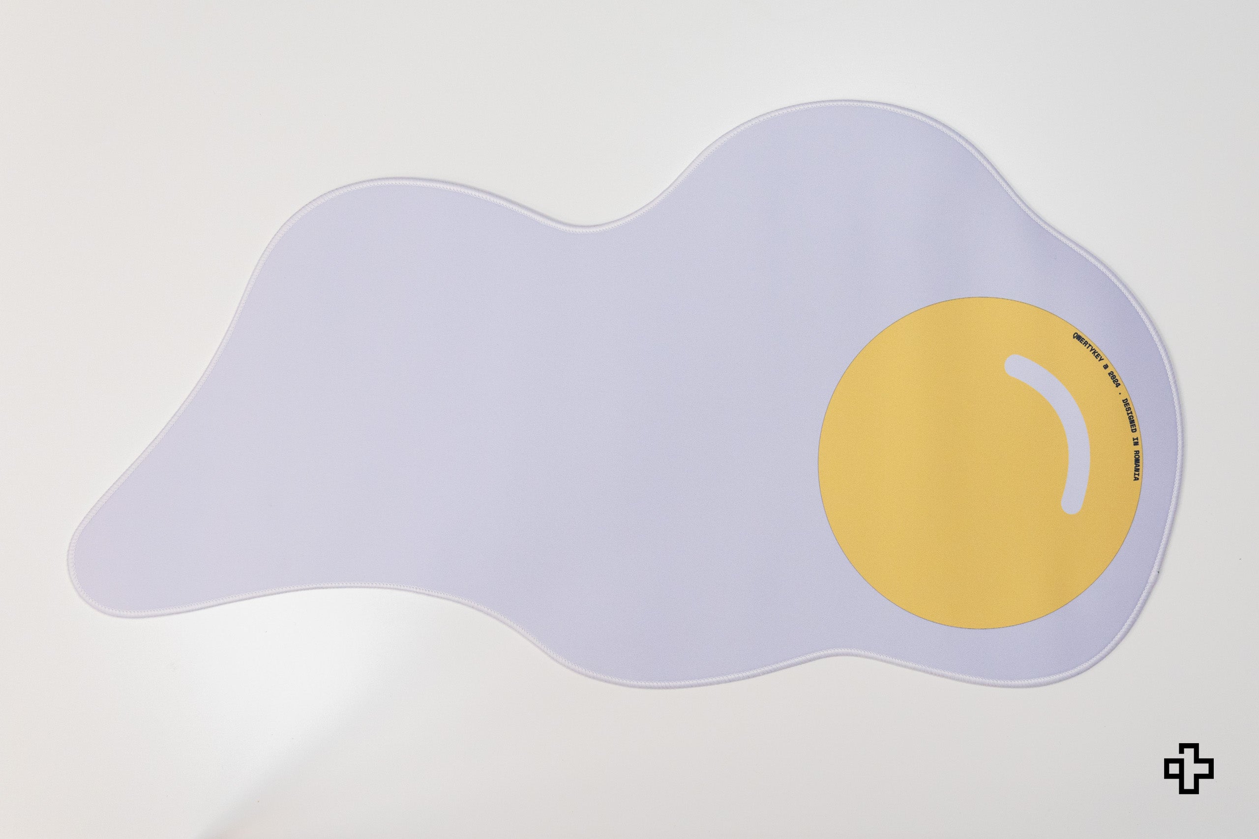 Deskmat Mousepad QwertyKey Egg 4mm margini cusute neregulat
