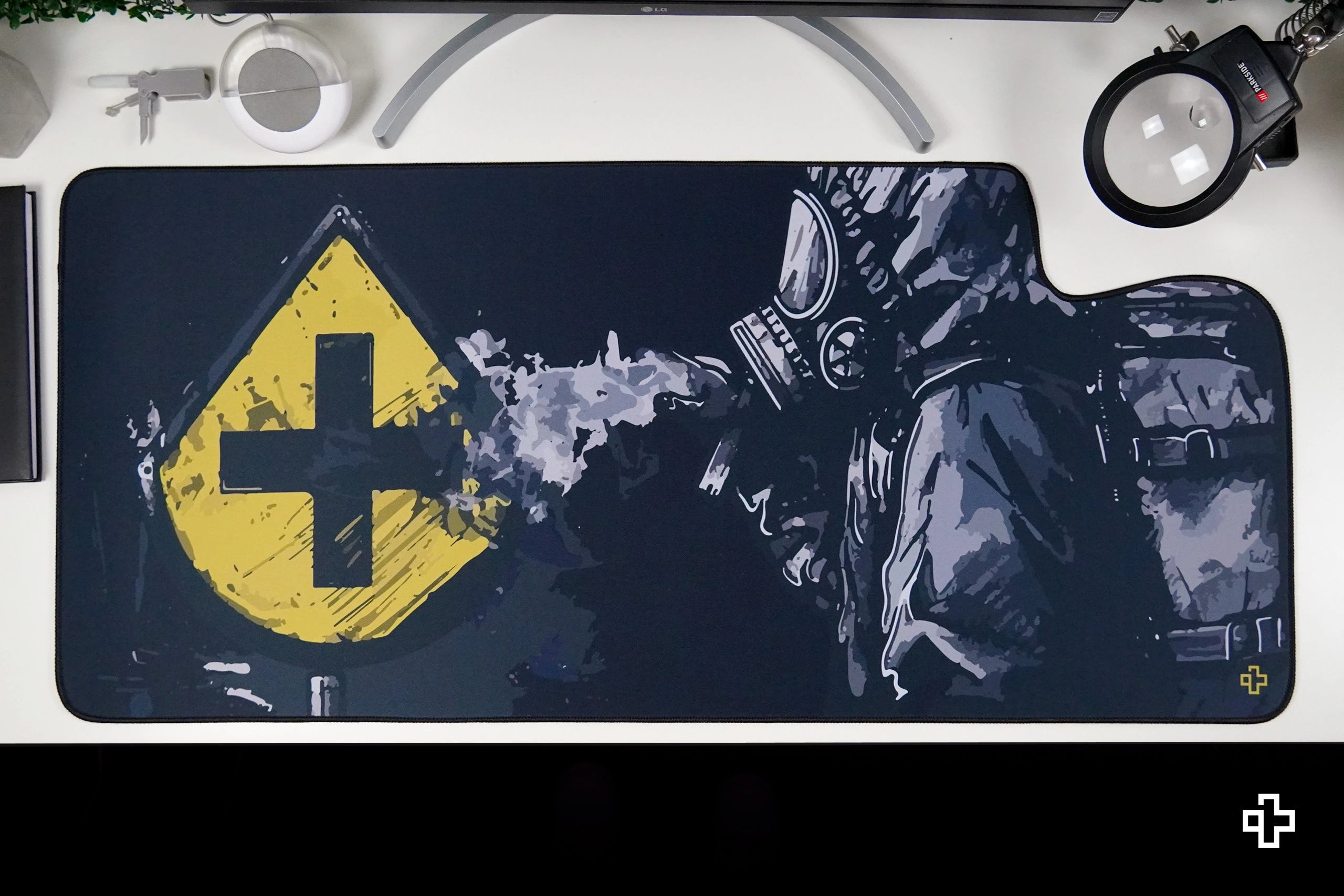 Deskmat Mousepad QwertyKey Fallout 4mm margini cusute