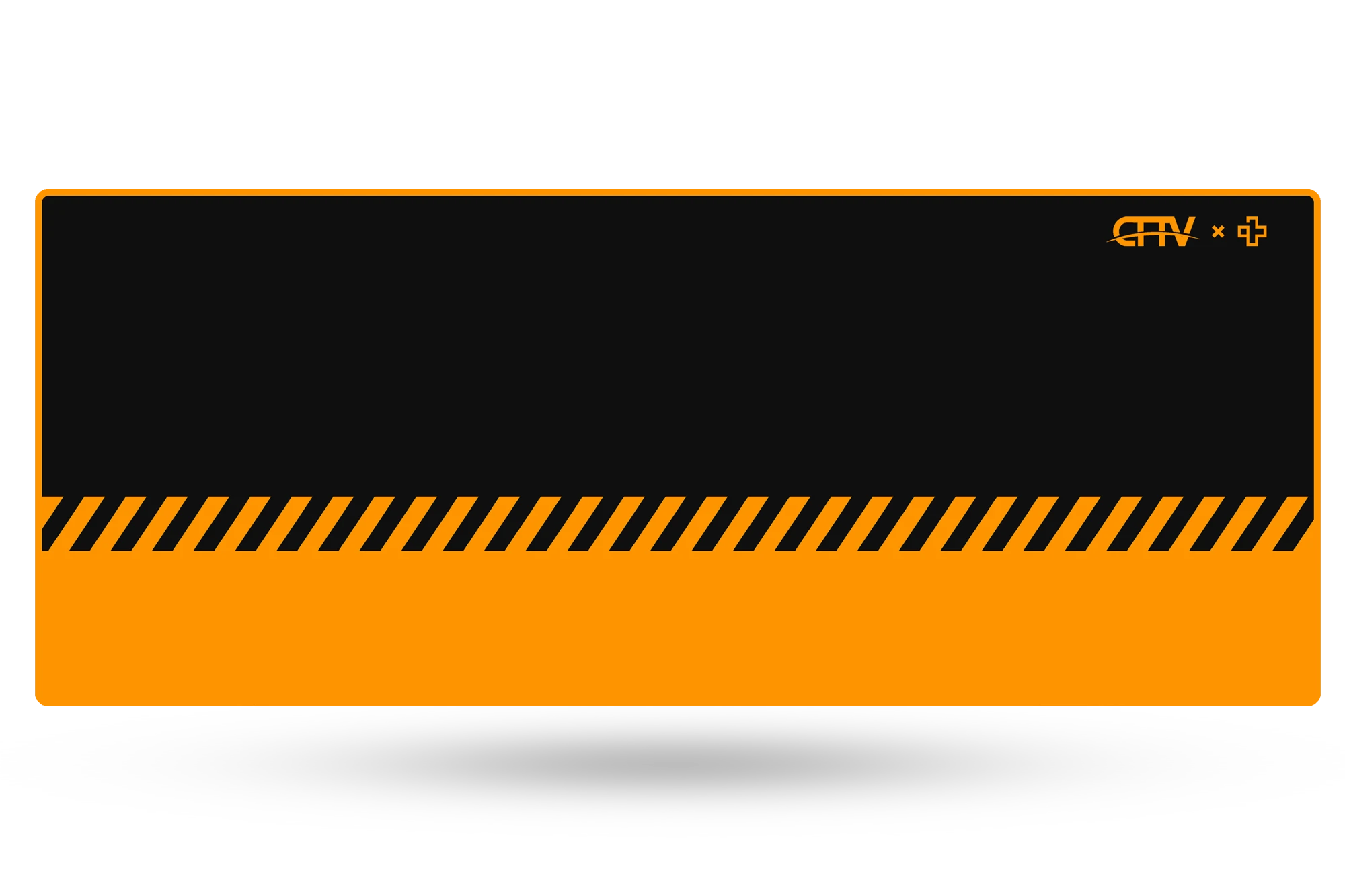 Deskmat Mousepad QwertyKey x ClipFixTV 4mm margini cusute