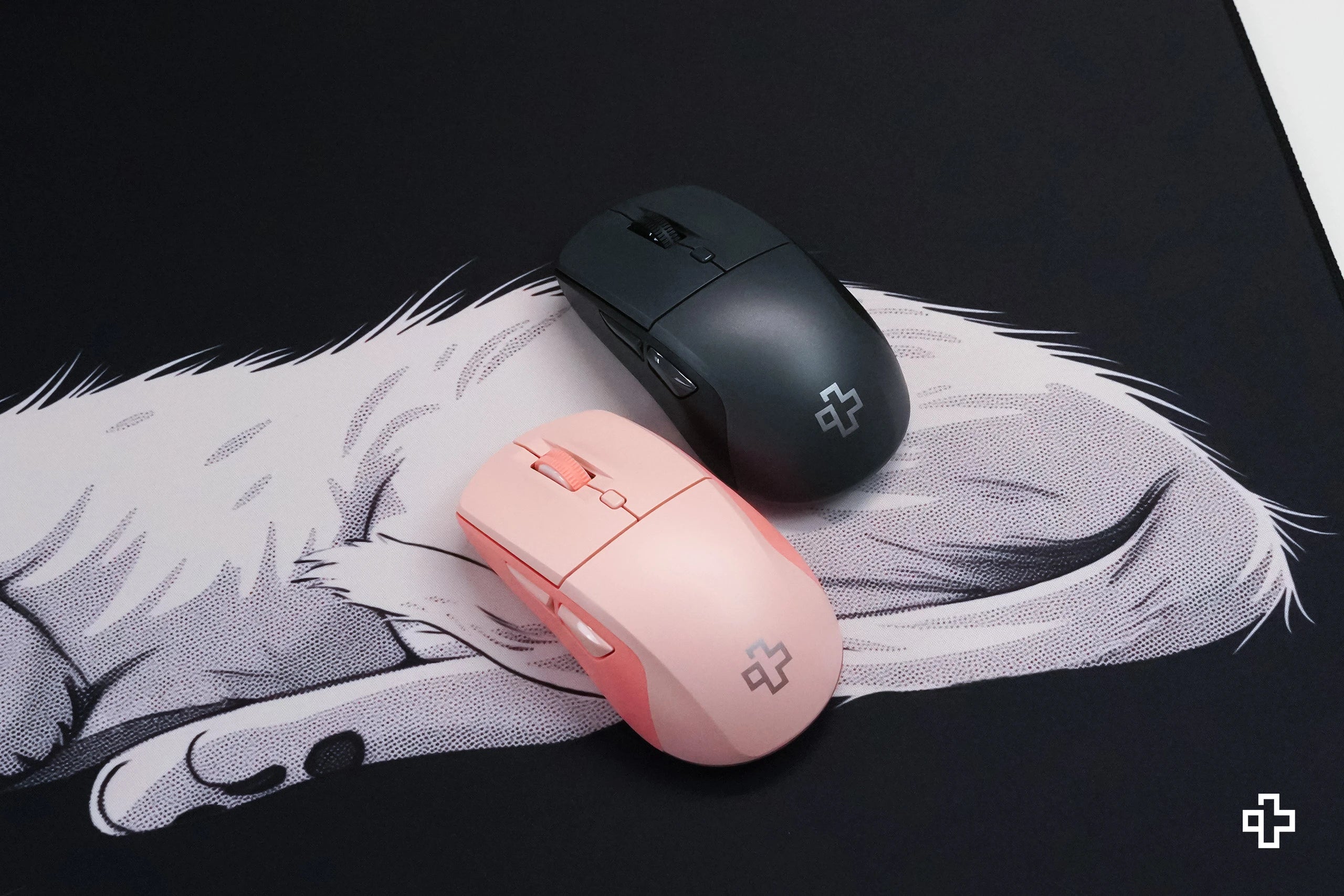Mouse QwertyKey Flow Office Bluetooth Wireless RGB Roz