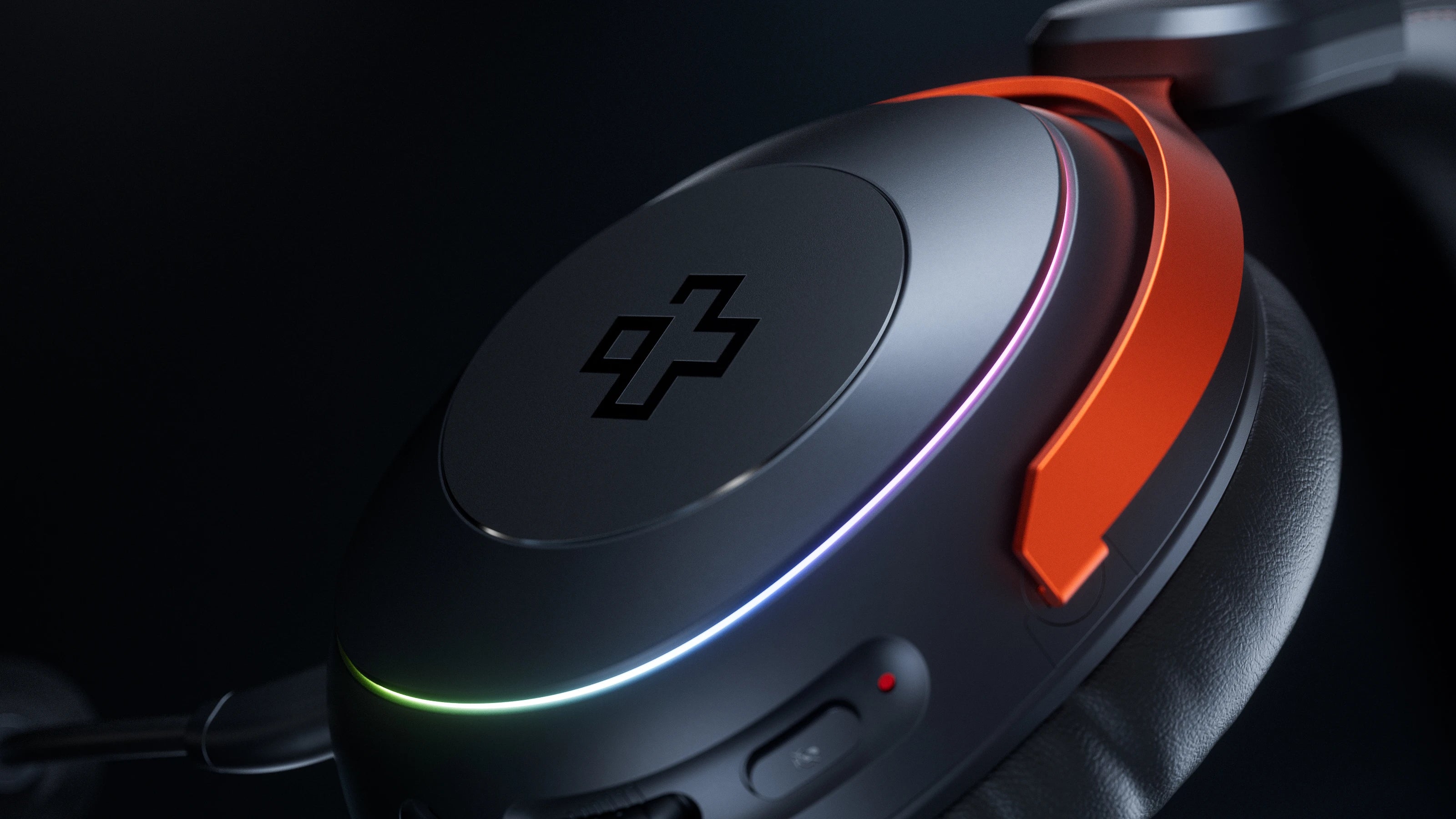 Casti gaming wireless QwertyKey Pulse, Trio Mode, RGB, Software, Microfon cu functie de Noise Canceling cu AI