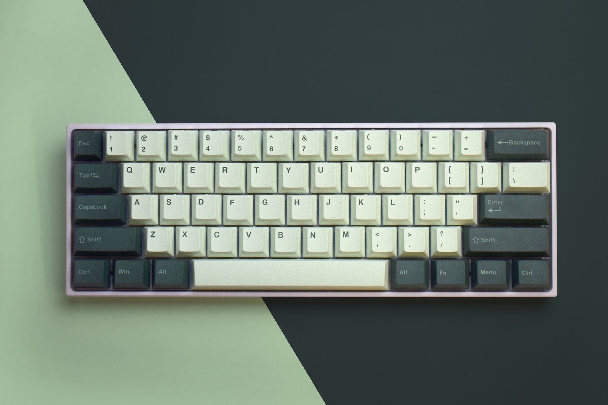 Set Taste QWERTY Olive Profil Cherry PBT Double Shot