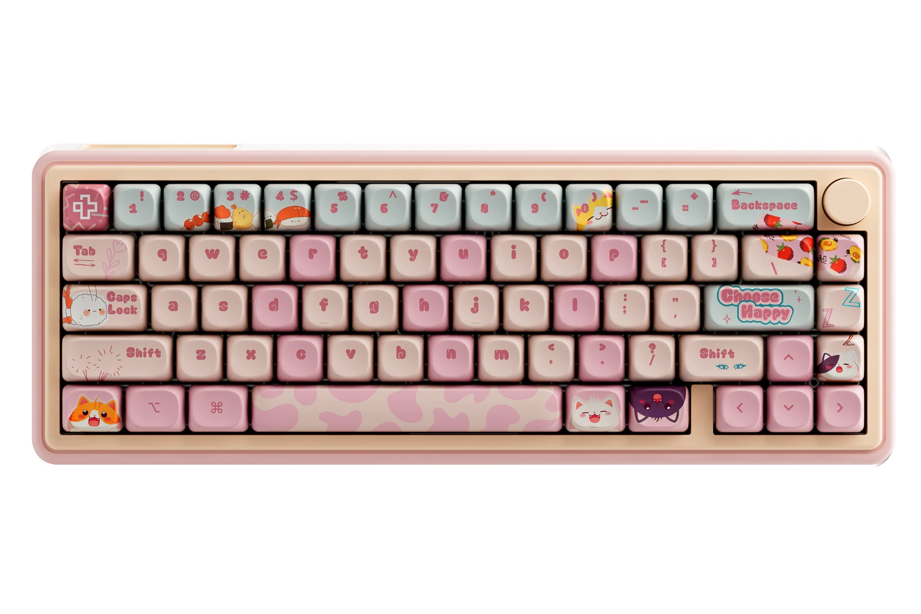 QwertyKey65 Pro Bliss Bluetooth Wireless VIA Hotswap RGB Klawiatura Mechaniczna Gaming