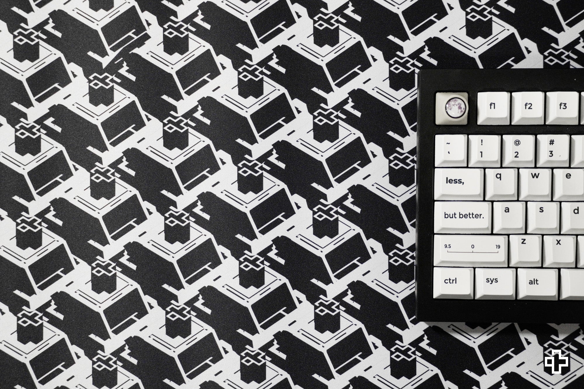 Deskmat Mousepad QwertyKey Graveyard 4mm margini cusute - QwertyKey