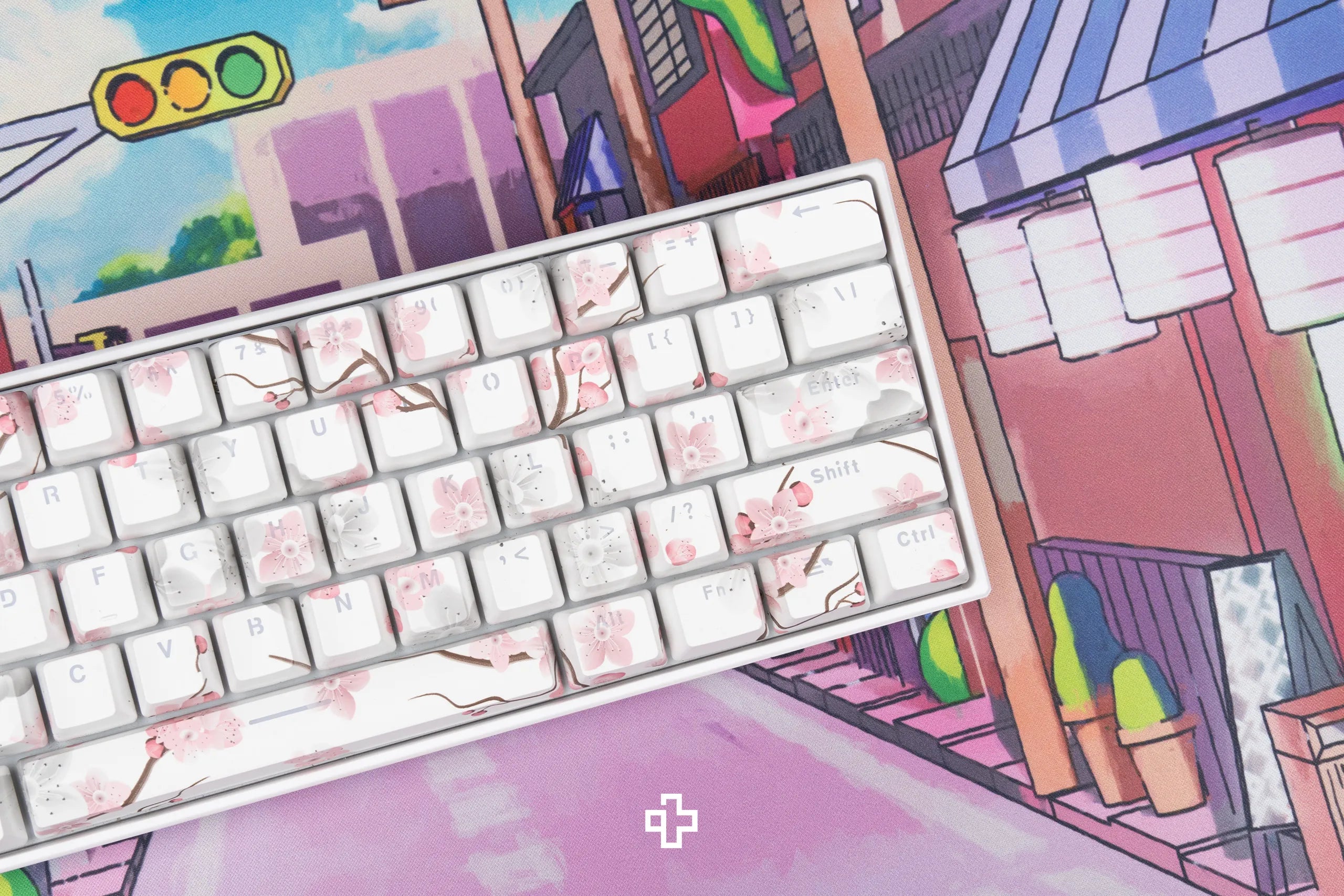 Set Taste Sakura Translucide Profil OEM Material ABS double shot