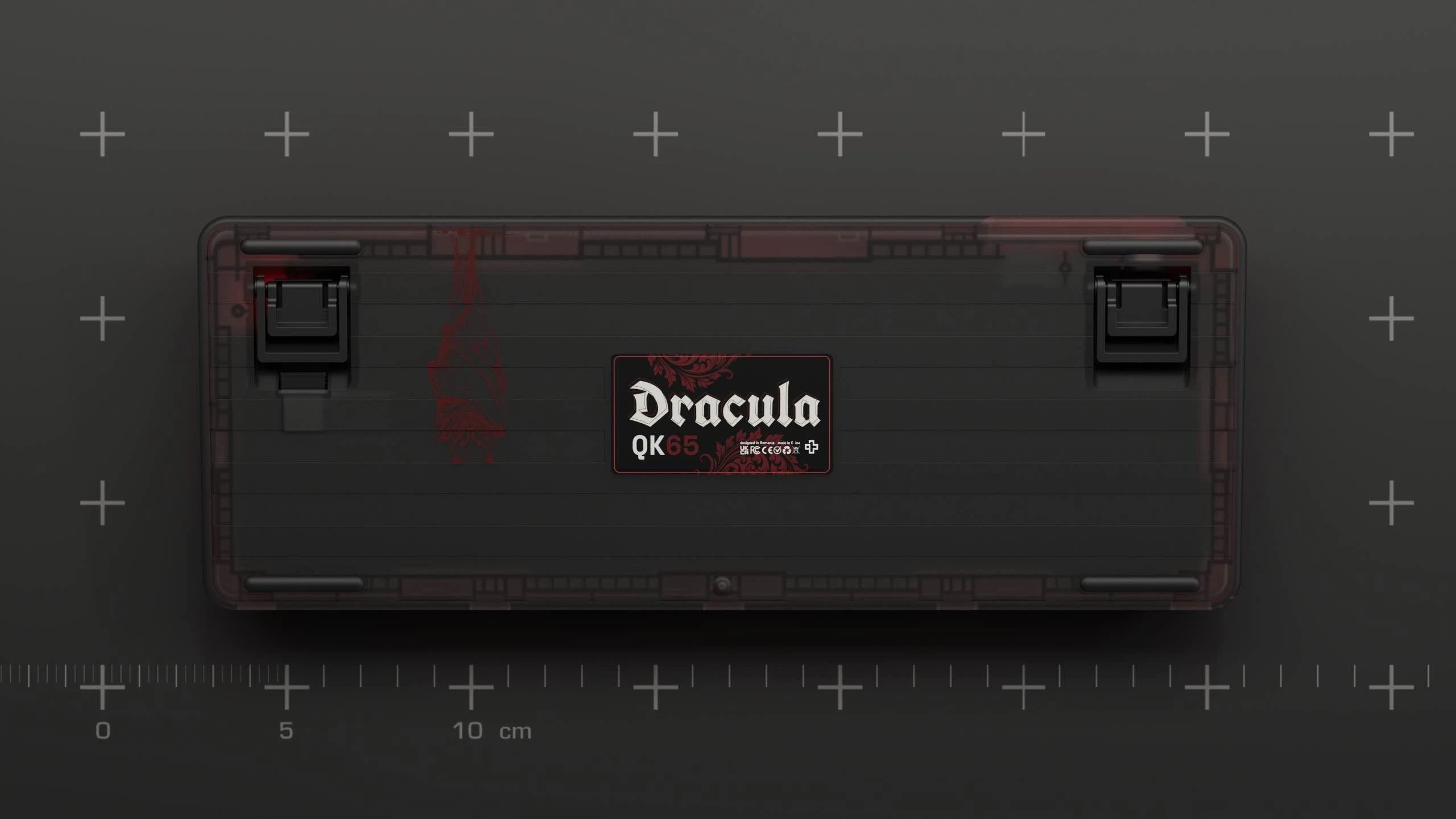 QwertyKey65 Pro Dracula Bluetooth Wireless VIA Hotswap RGB Tastatura Mecanica Gaming