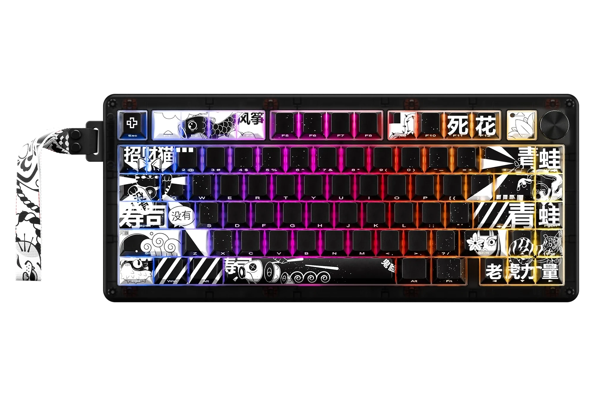 QwertyKey75 HE Momo – Hall Effect, Rapid Trigger, RGB, Snap Tap, Przełączniki Magnetyczne