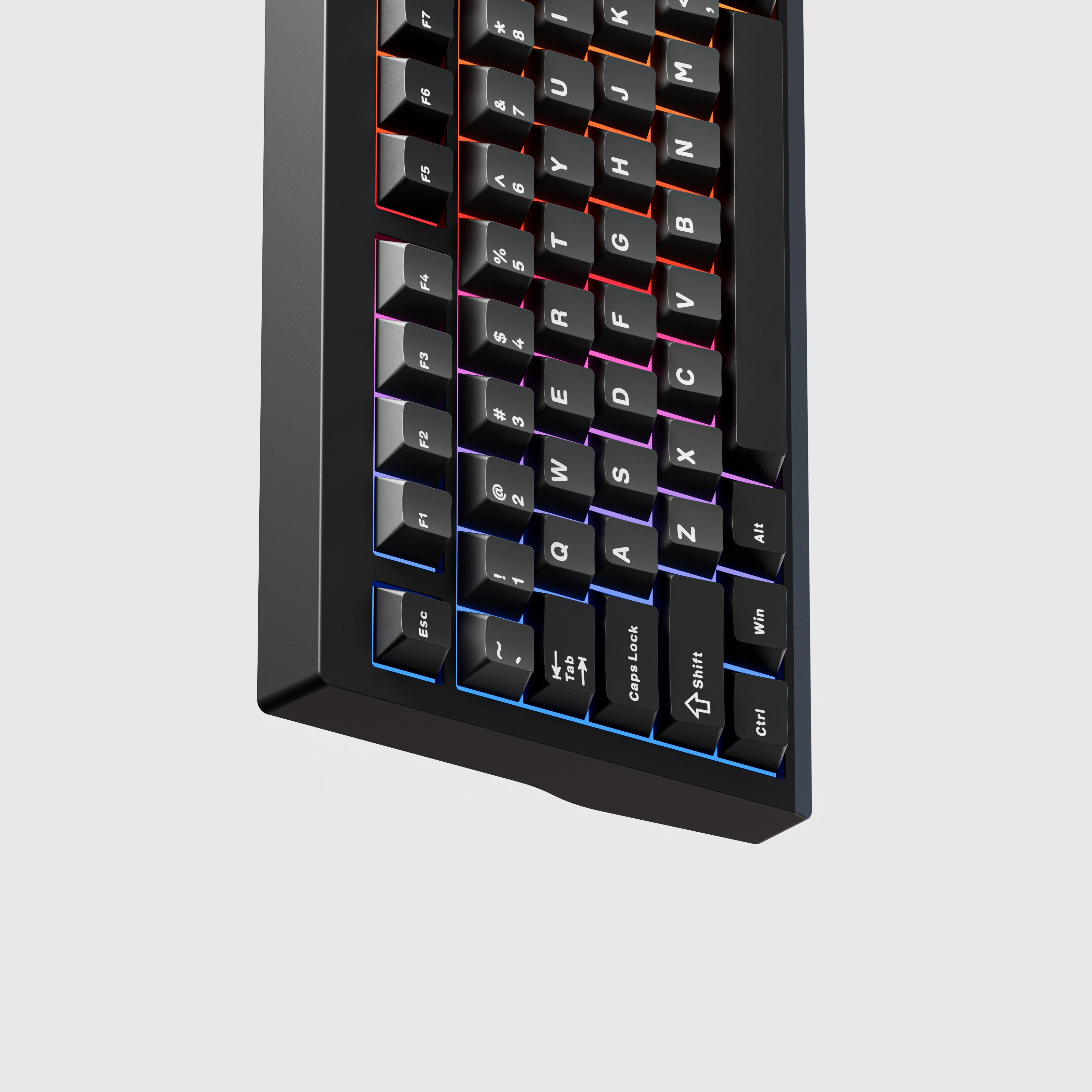 QwertyKey75 Pro V2 Neagra Bluetooth Wireless Hotswap RGB Web Software Gasket Mounted Tastatura Mecanica Gaming