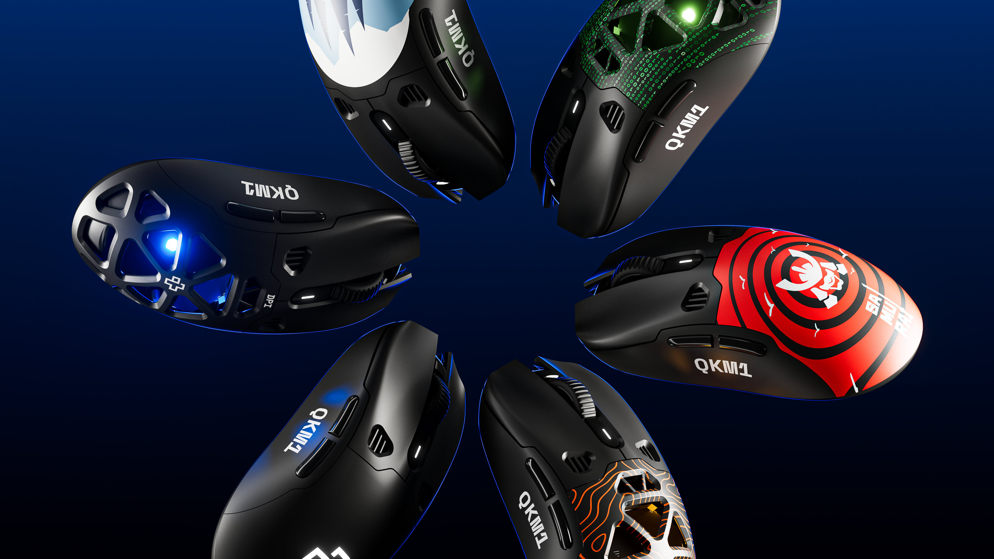 Mouse QwertyKey QKM1 Wireless Bluetooth Charging Dock Negru