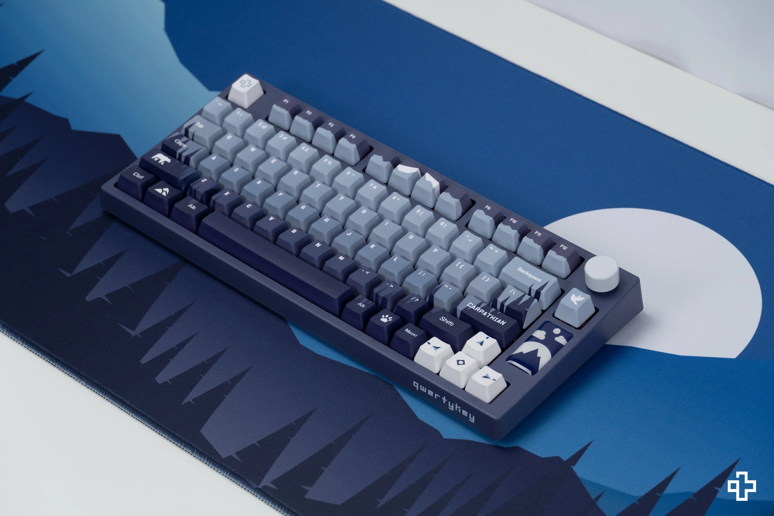 Deskmat Mousepad QwertyKey Carpathian 4mm margini cusute