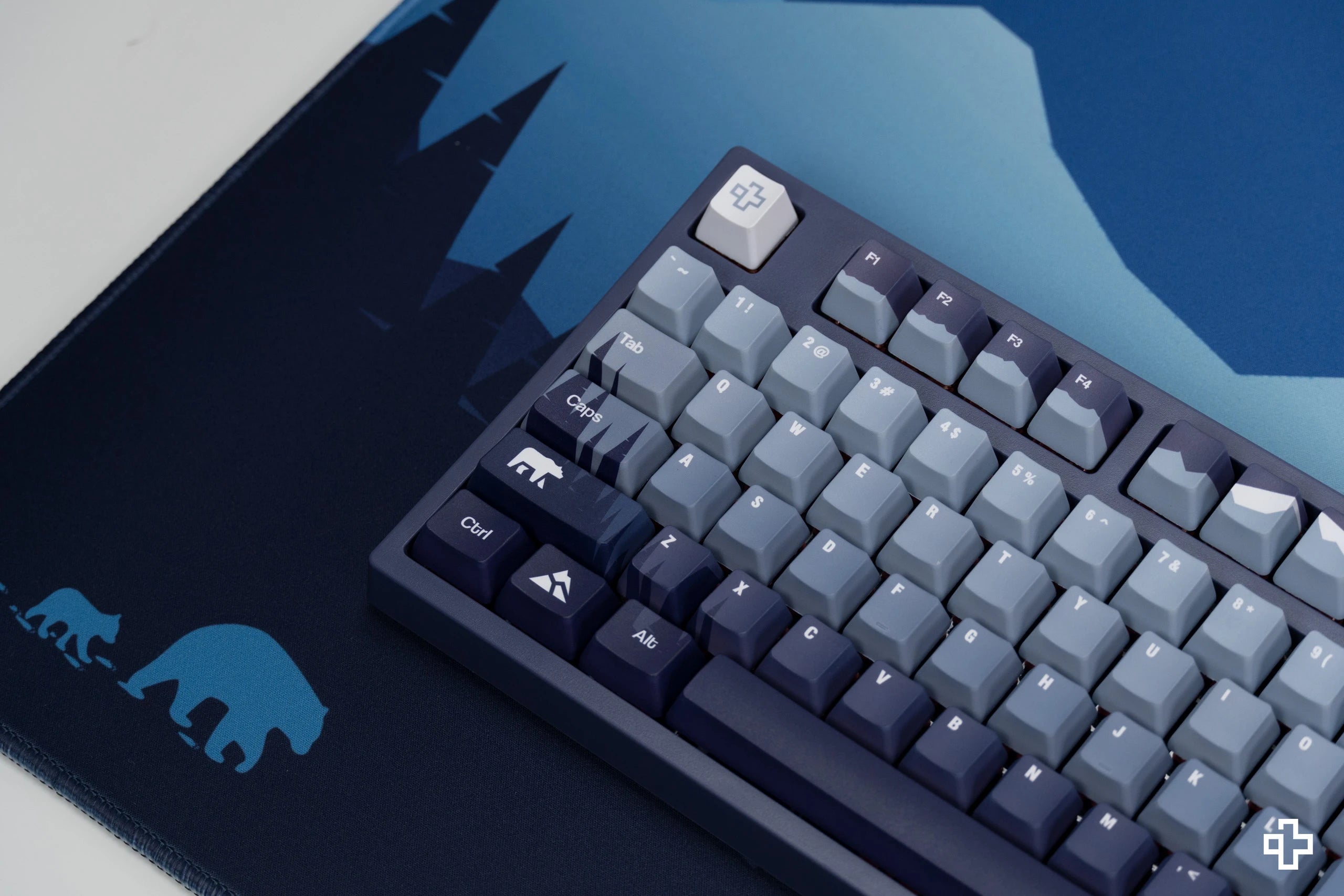 Deskmat Mousepad QwertyKey Carpathian 4mm margini cusute