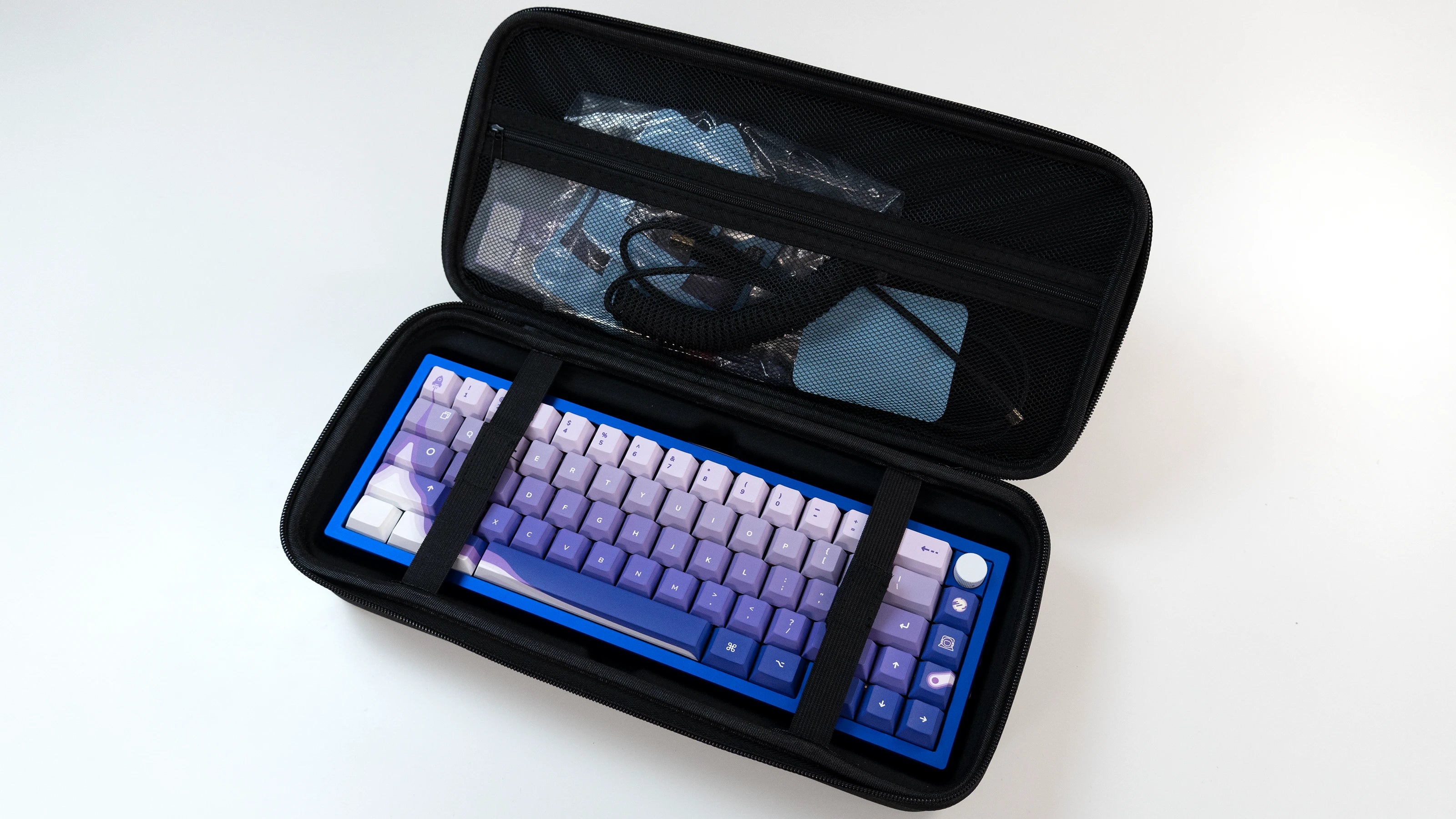 QwertyKey x Meletrix Zoom65 V3 Liftoff, tastatura Aluminiu custom, Bluetooth, Wireless, QMK/VIA, full RGB