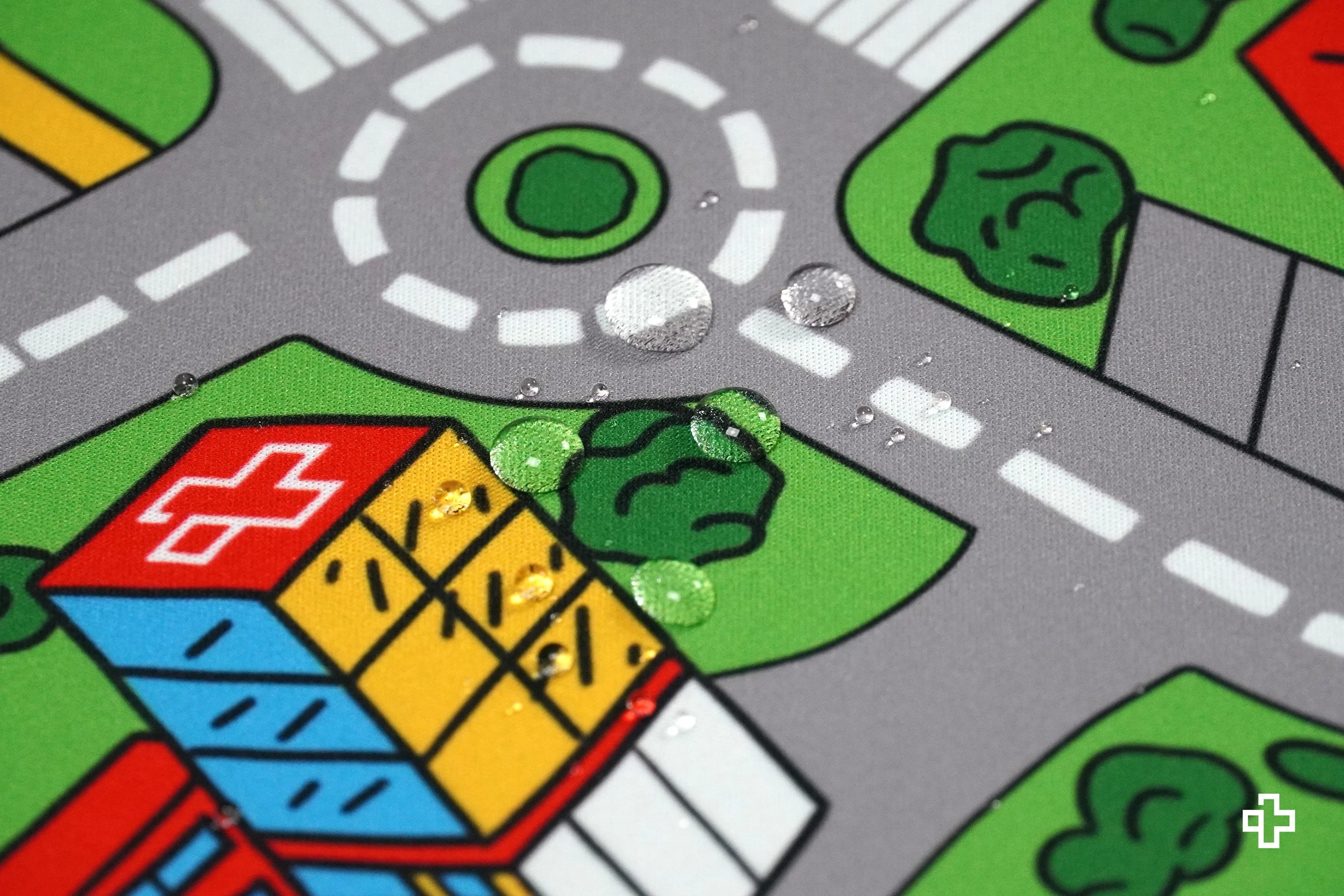 Deskmat Mousepad QwertyKey Nostalgia Zajęte Miasto 4mm marginesy obszyte