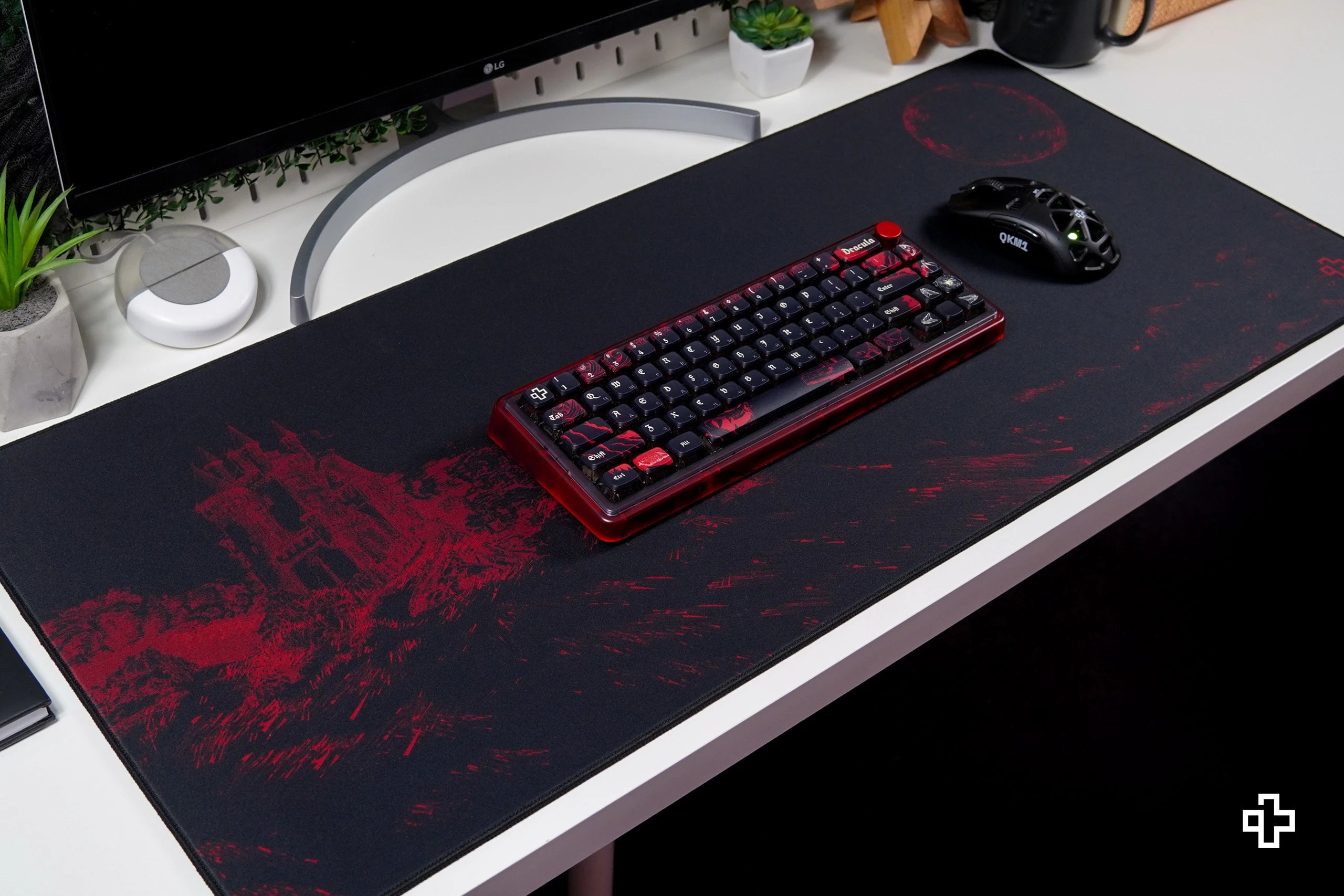Deskmat Podkładka pod mysz QwertyKey Dracula 4mm marginesy szyte