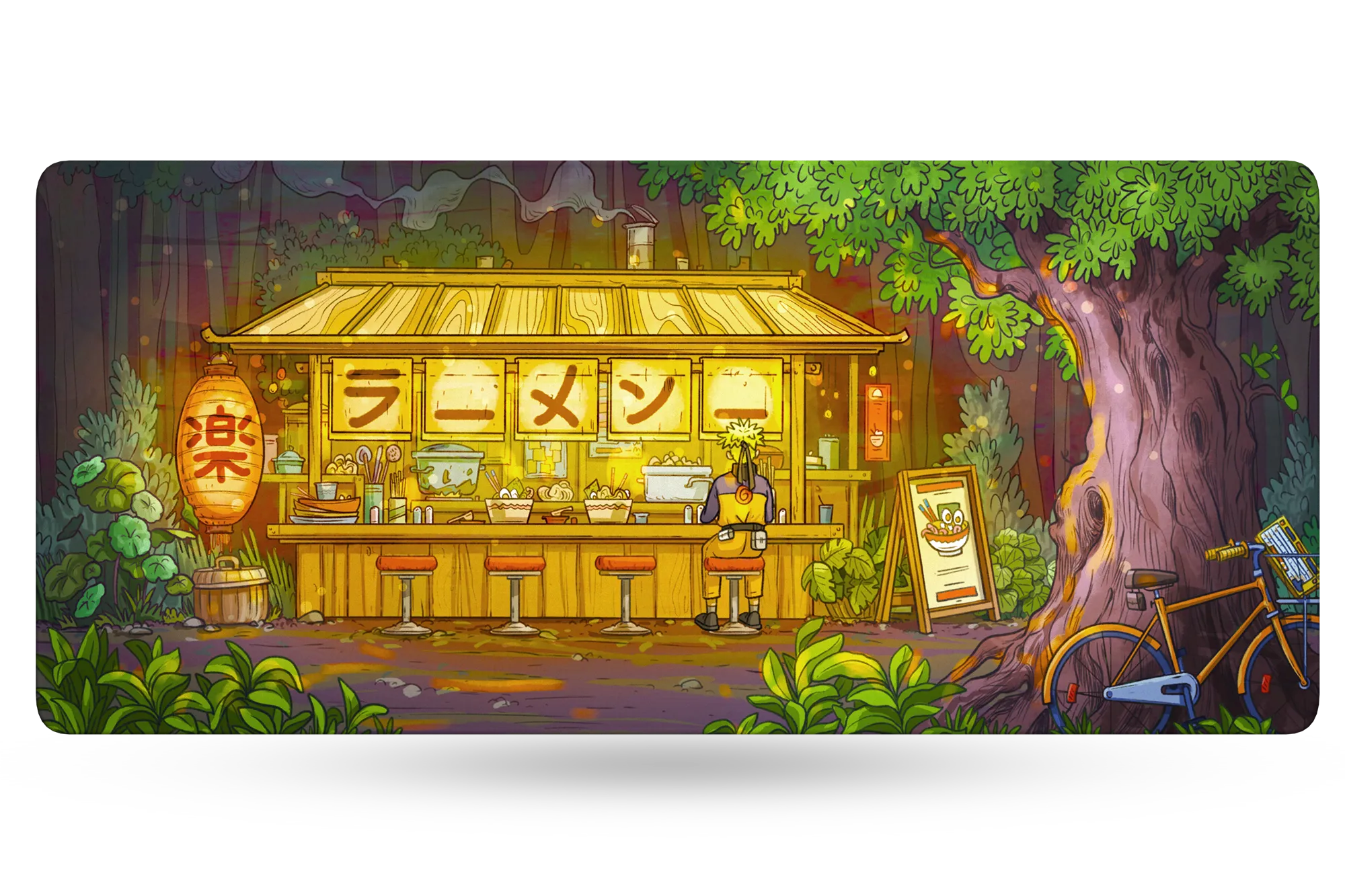 Deskmat QwertyKey Ramen 4mm marginesy szyte