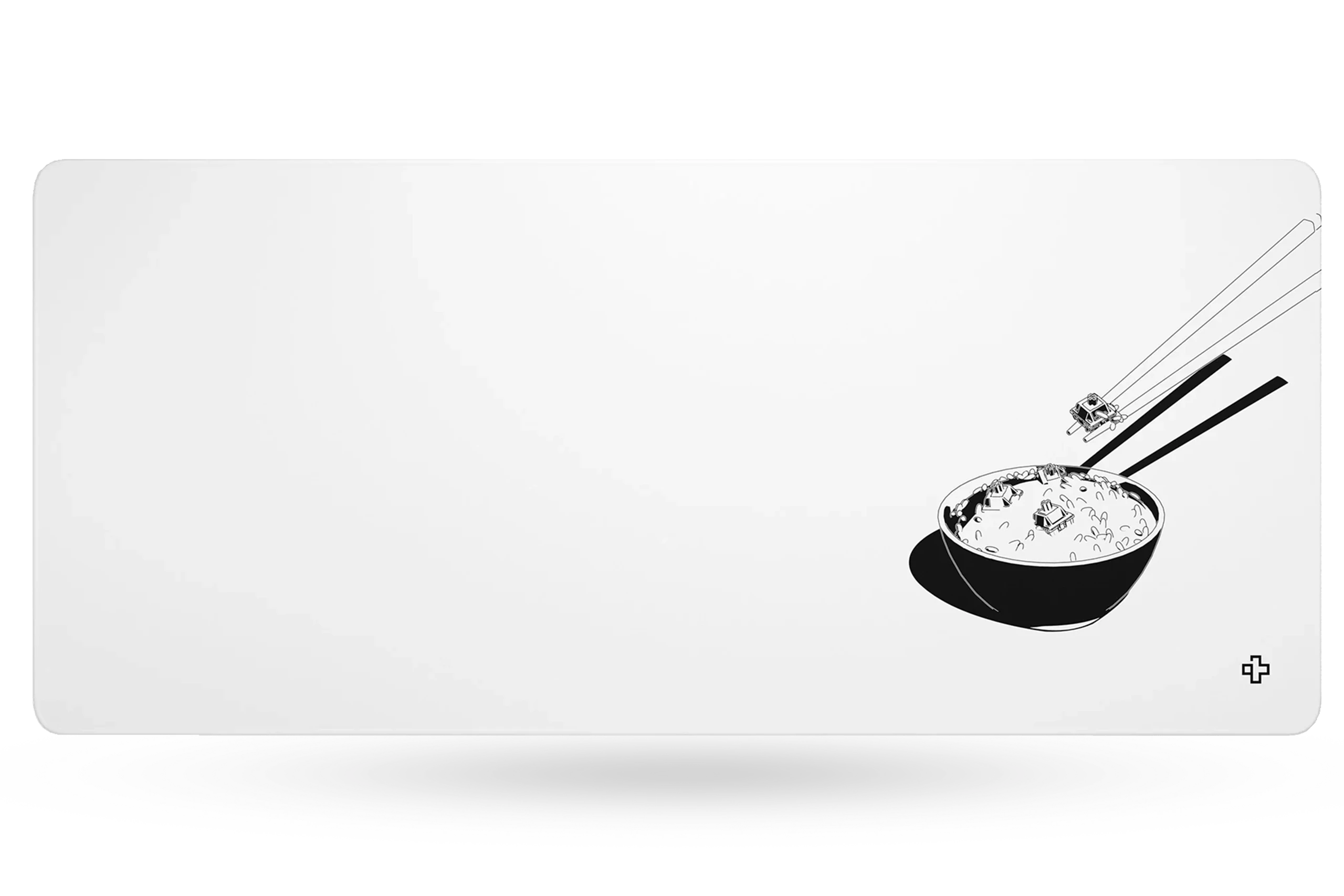 Deskmat Podkładka pod mysz QwertyKey Ryż 4mm marginesy szyte