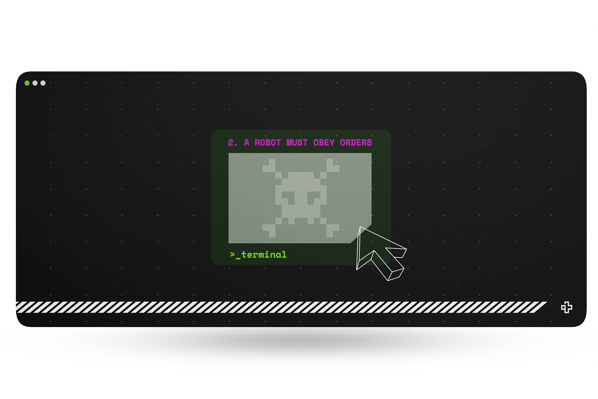 Deskmat QwertyKey Terminal 4mm marginesy szyte