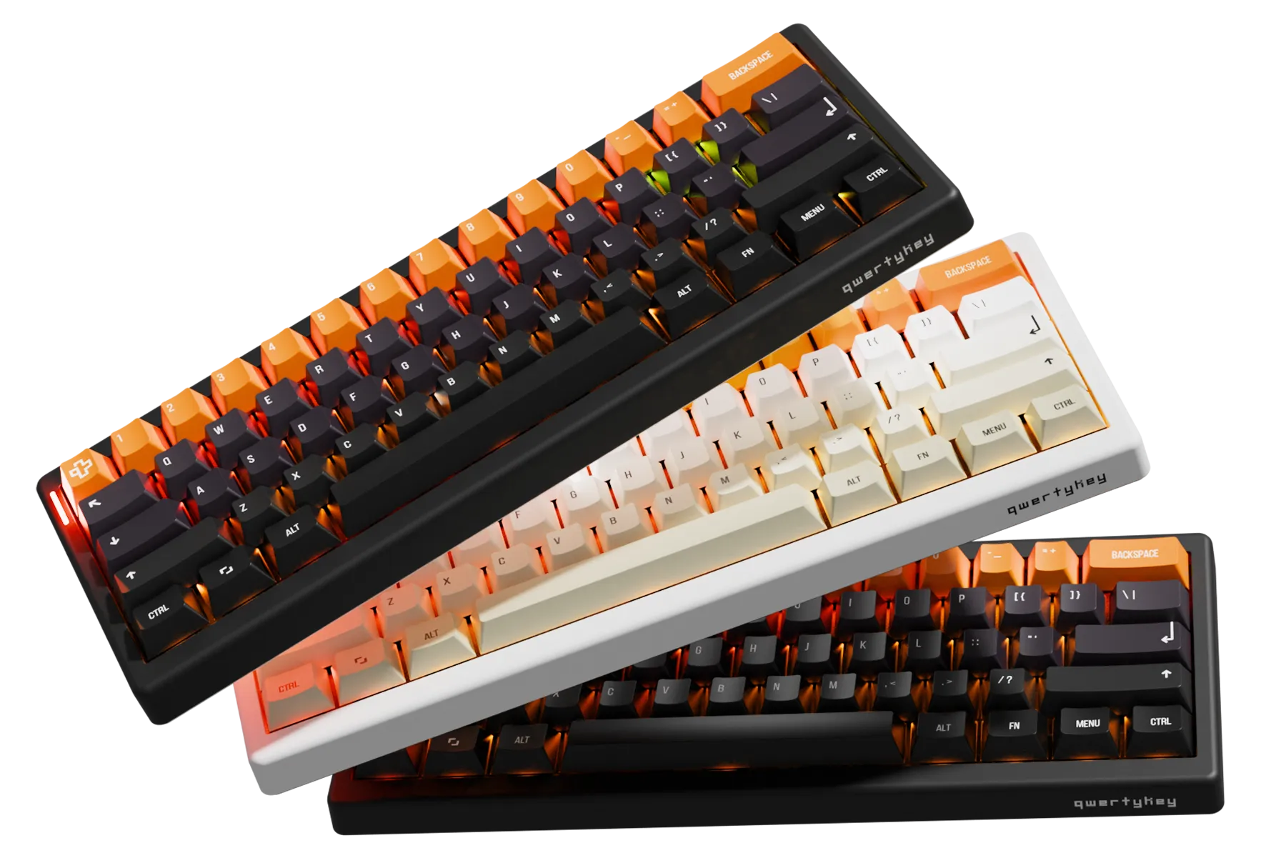 QwertyKey61 PRO Alba Hotswap RGB VIA Gasket Mounted Klawiatura Mechaniczna Gaming