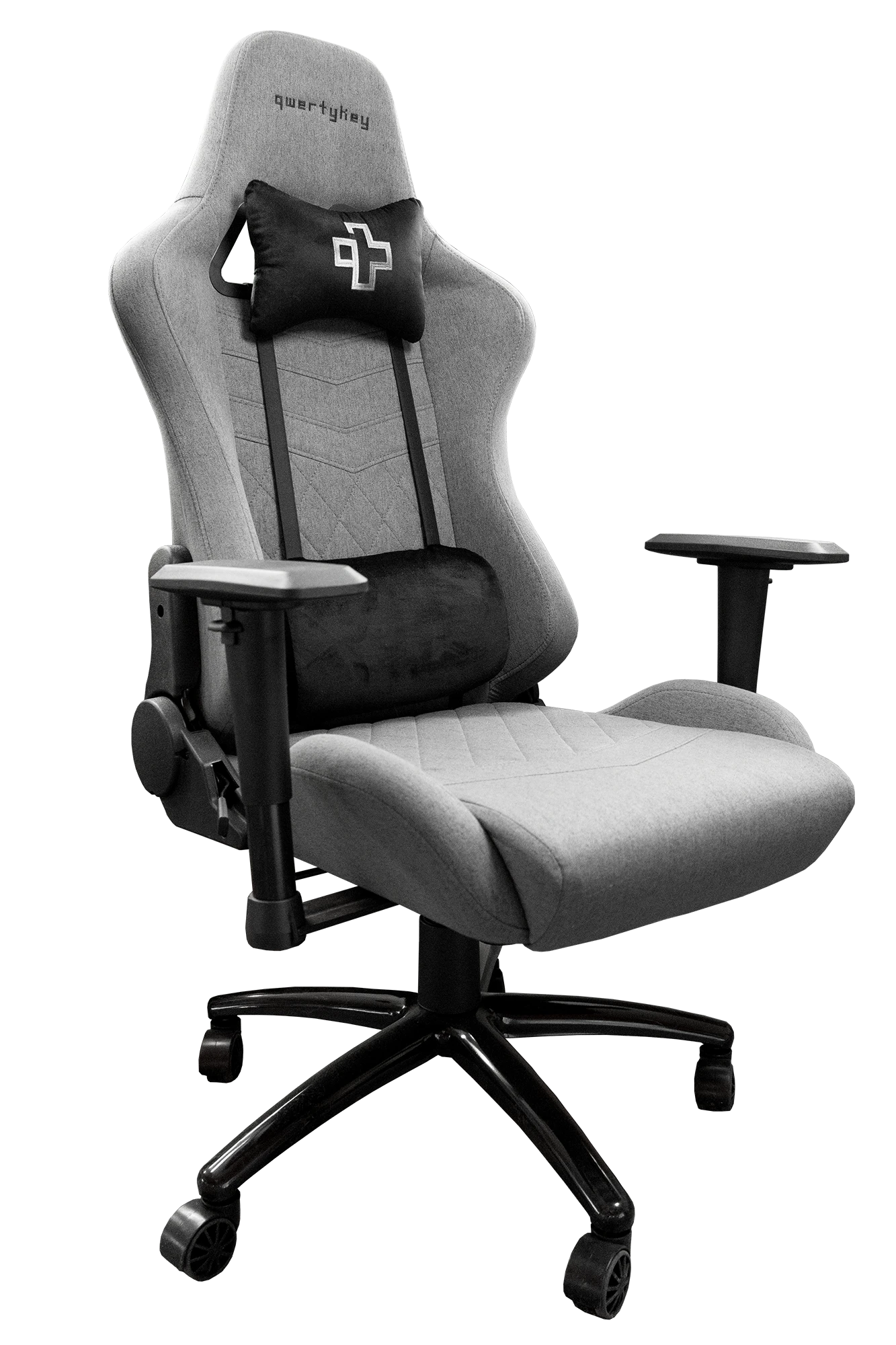 Krzesło Gamingowe QwertyKey - QK/ALT, szare