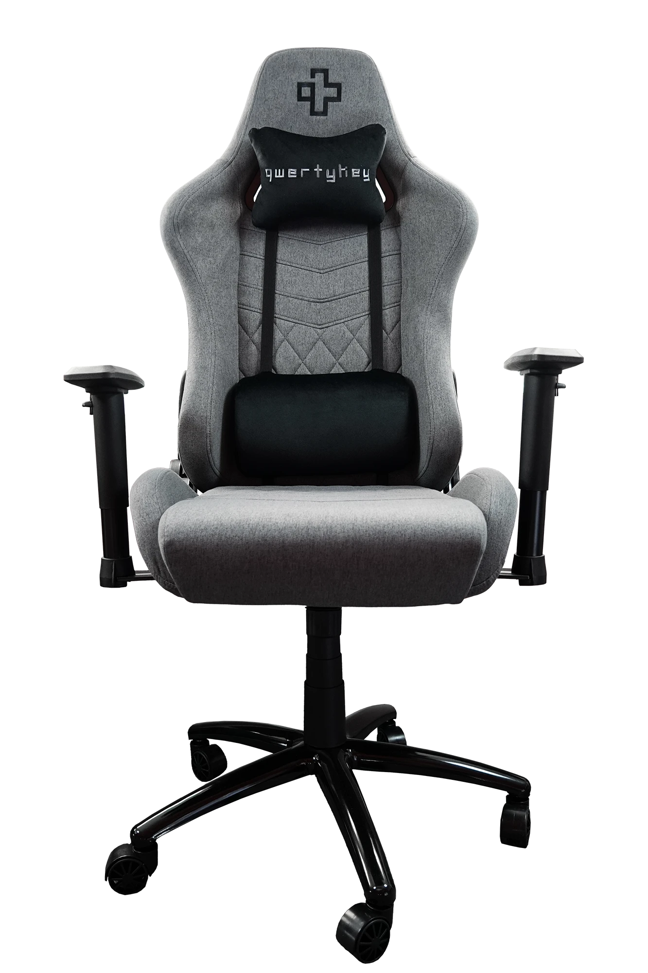 Krzesło Gamingowe QwertyKey - QK/ALT, szare