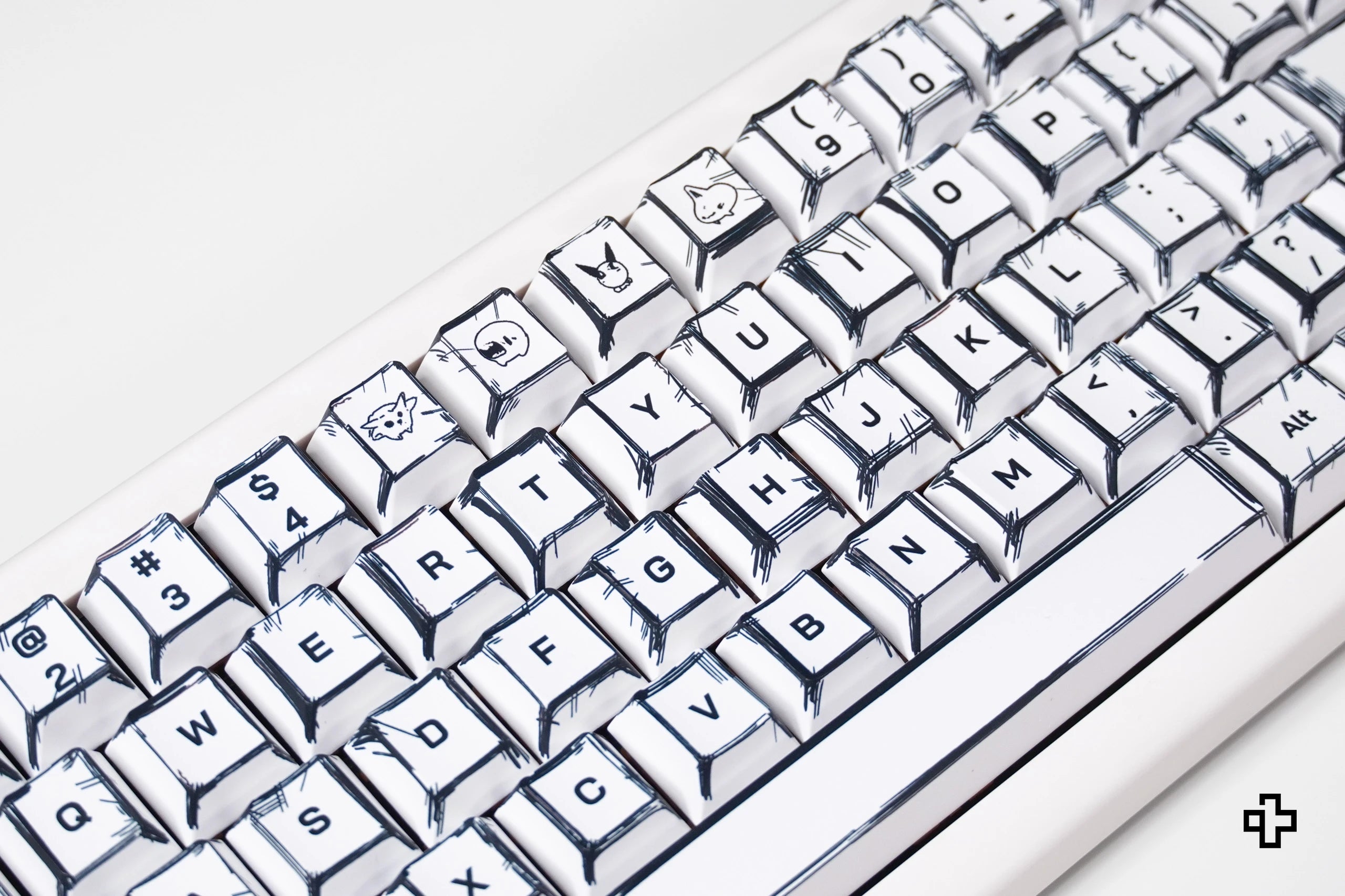 Set taste QwertyKey Manga Profil Cherry Material PBT