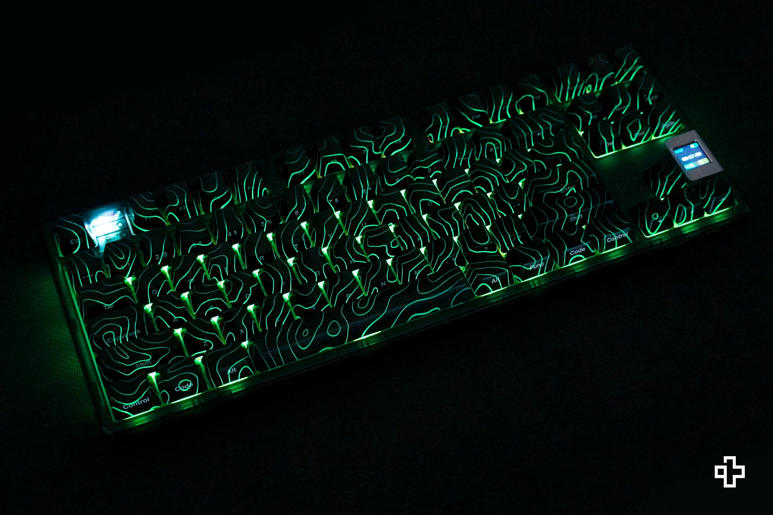 Ustaw Smak Topograficzny QwertyKey Technologia IMD Czarny