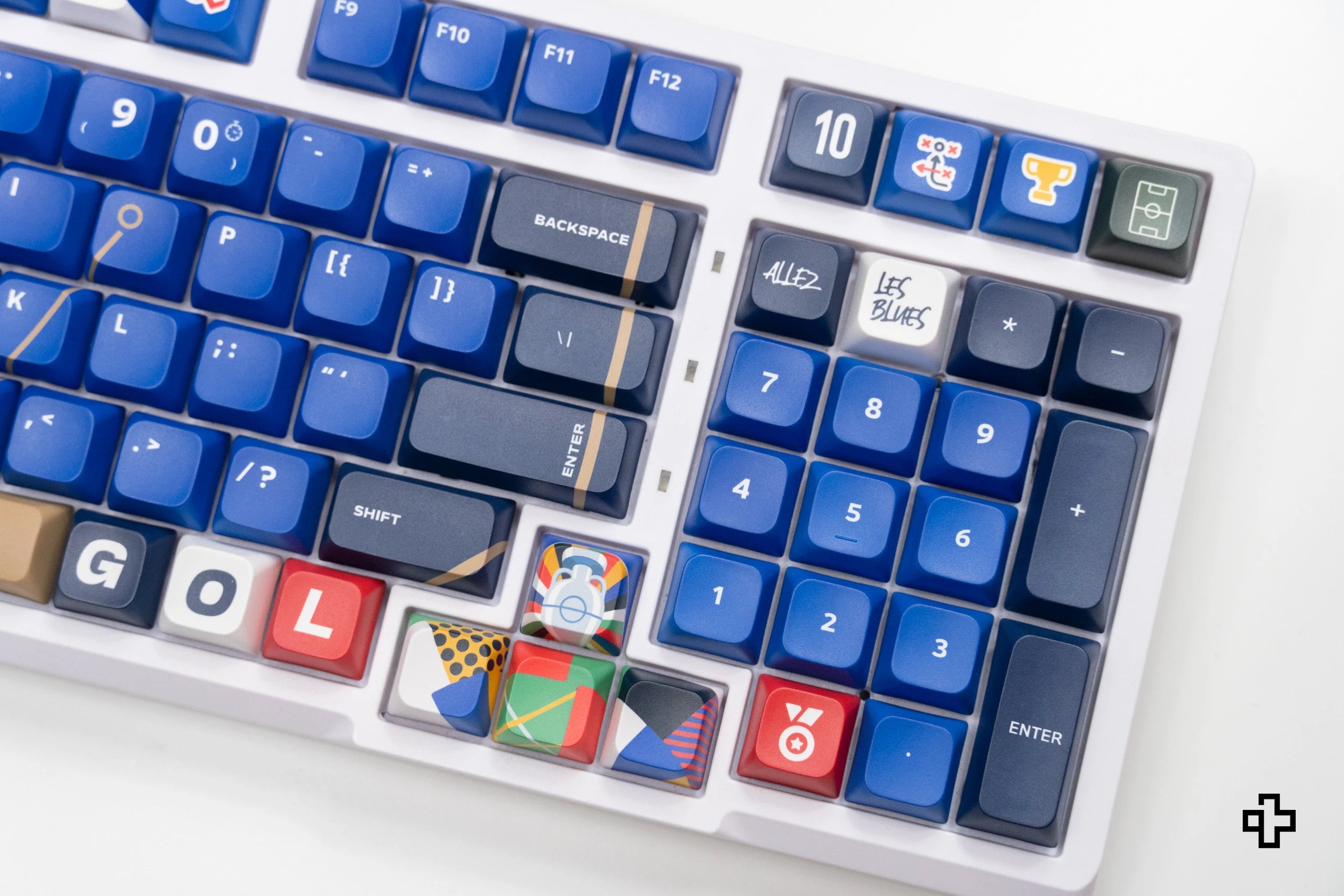 Set taste QwertyKey Euro 2024 Franta Profil XDA Material PBT