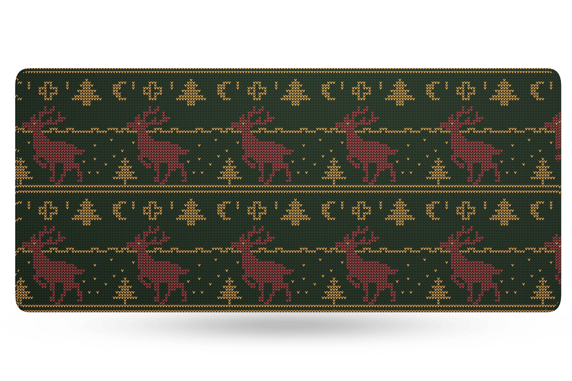 Deskmat Mousepad QwertyKey Christmas – 4mm – margini cusute - QwertyKey